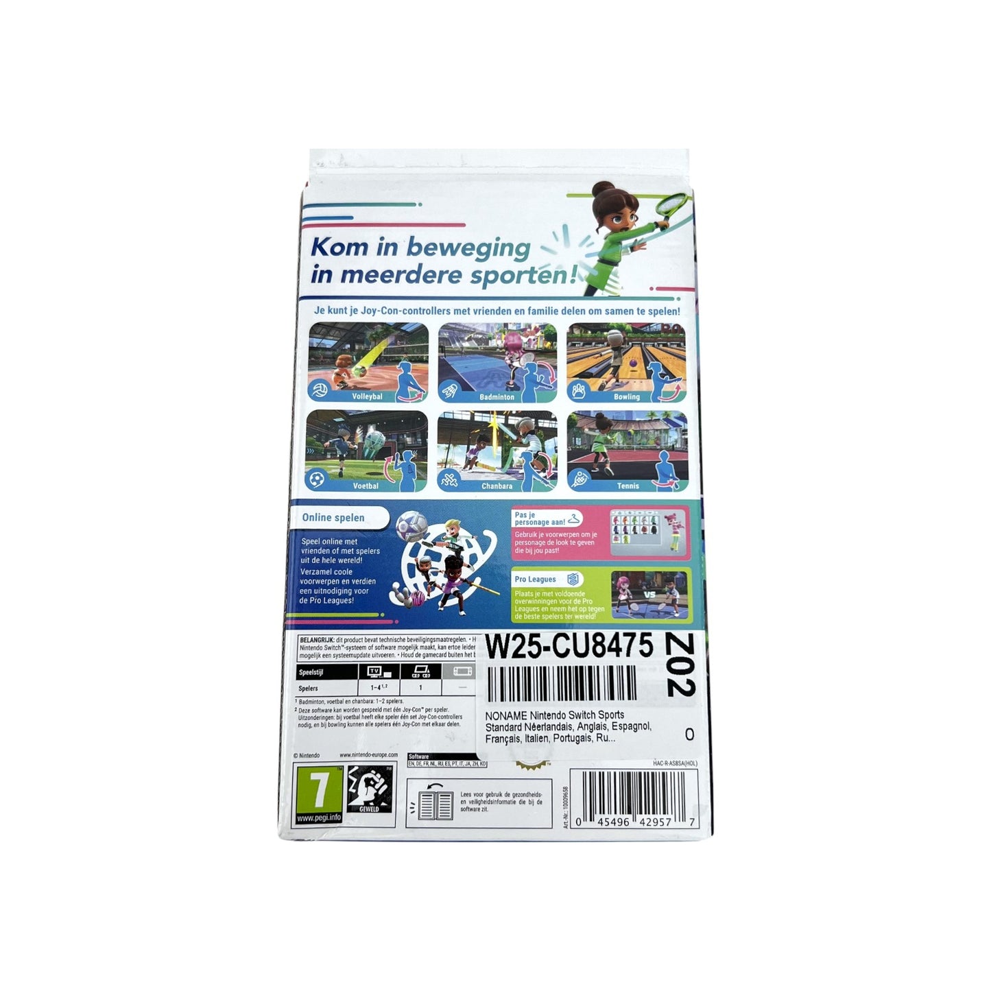 Nintendo Switch Sports Standard Dutch English Spanish French Italian Portuguese | Retourware