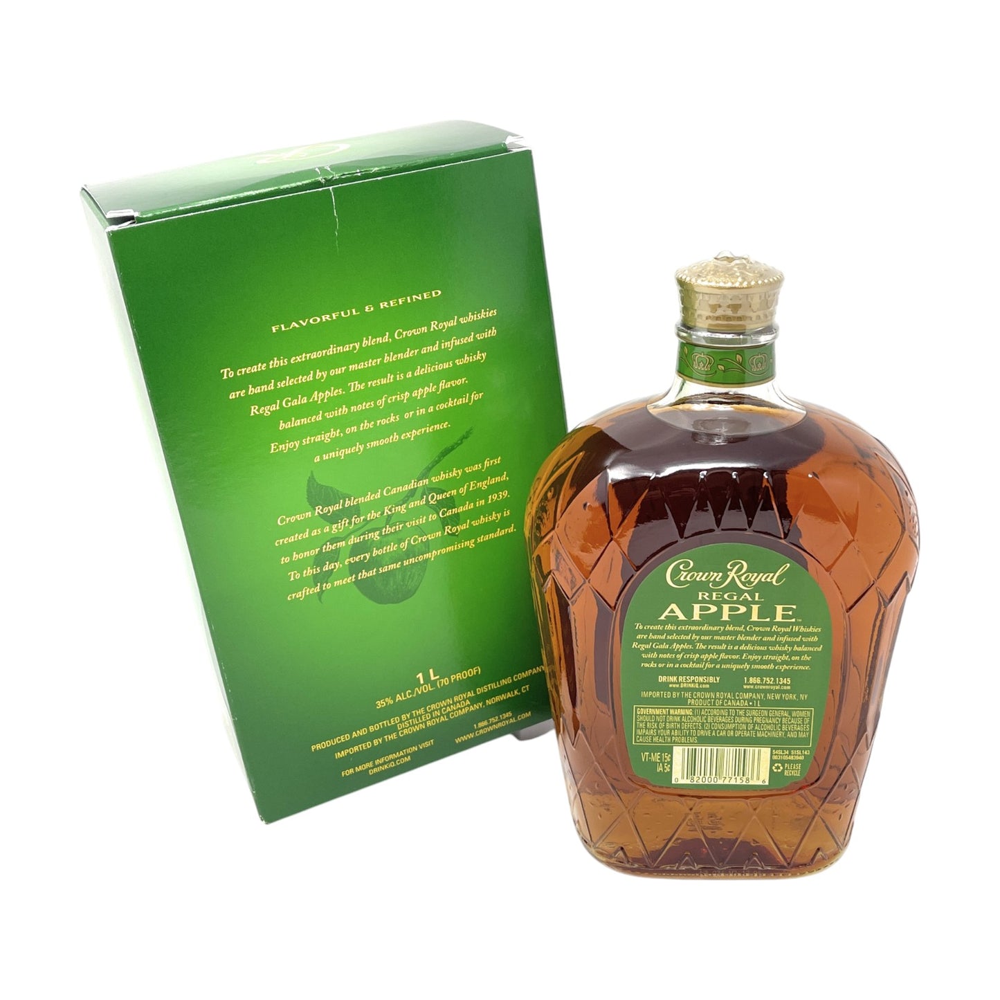 Crown Royal Regal Apple Whisky 1 x 1l Alkohol 35% vol. | Neu
