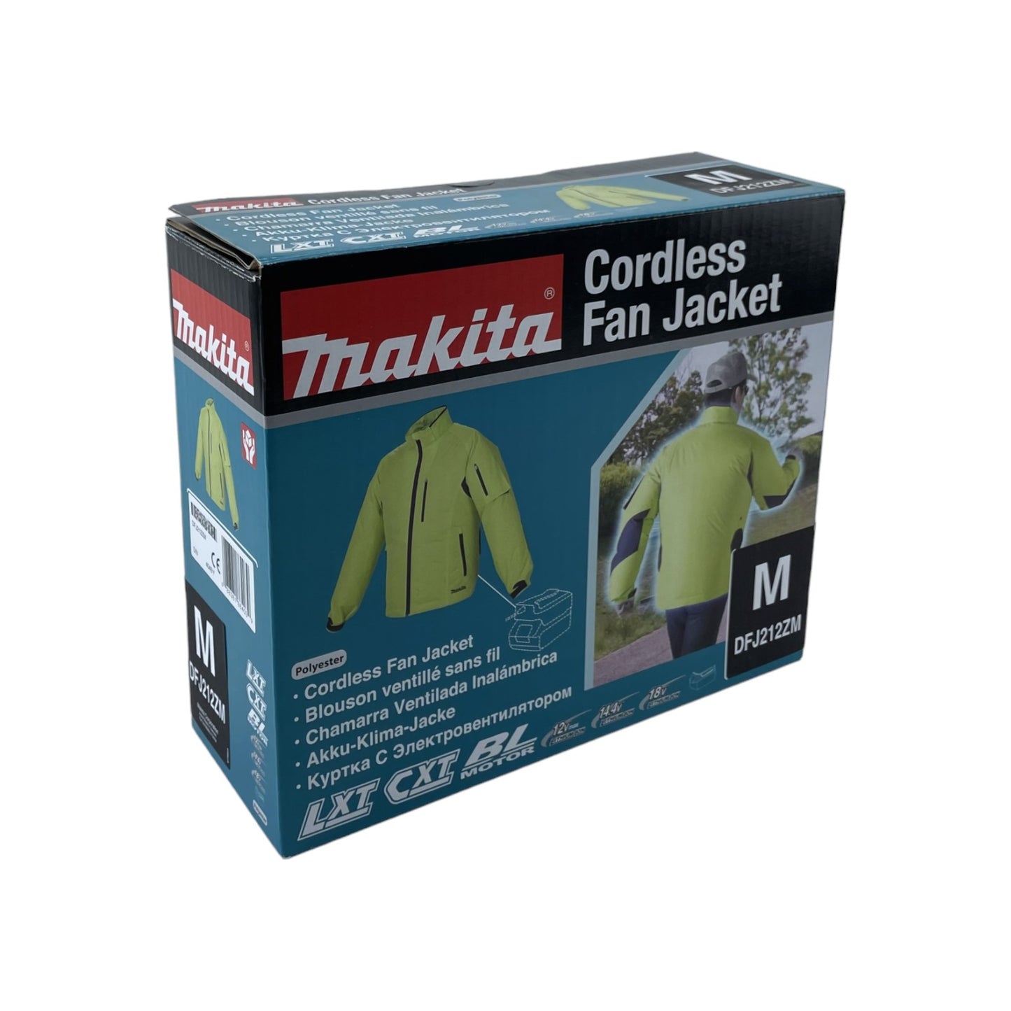 Makita DF-J212Z Akku-Klimajacke Arbeitsjacke Ohne Akku Ohne Ladegerät Größe M | Neu