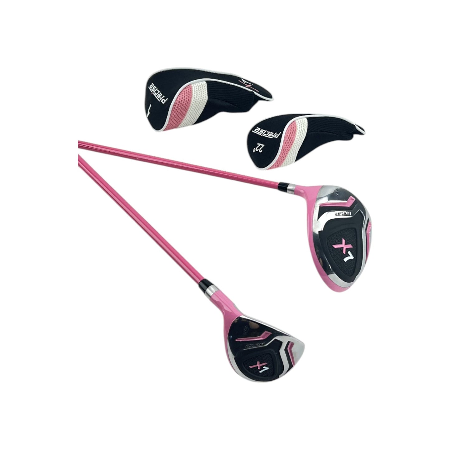 Precise X7 Set 5 Golfschläger Kinder 6 -8 Jahre LH pink Golf Driver Putter | Neu
