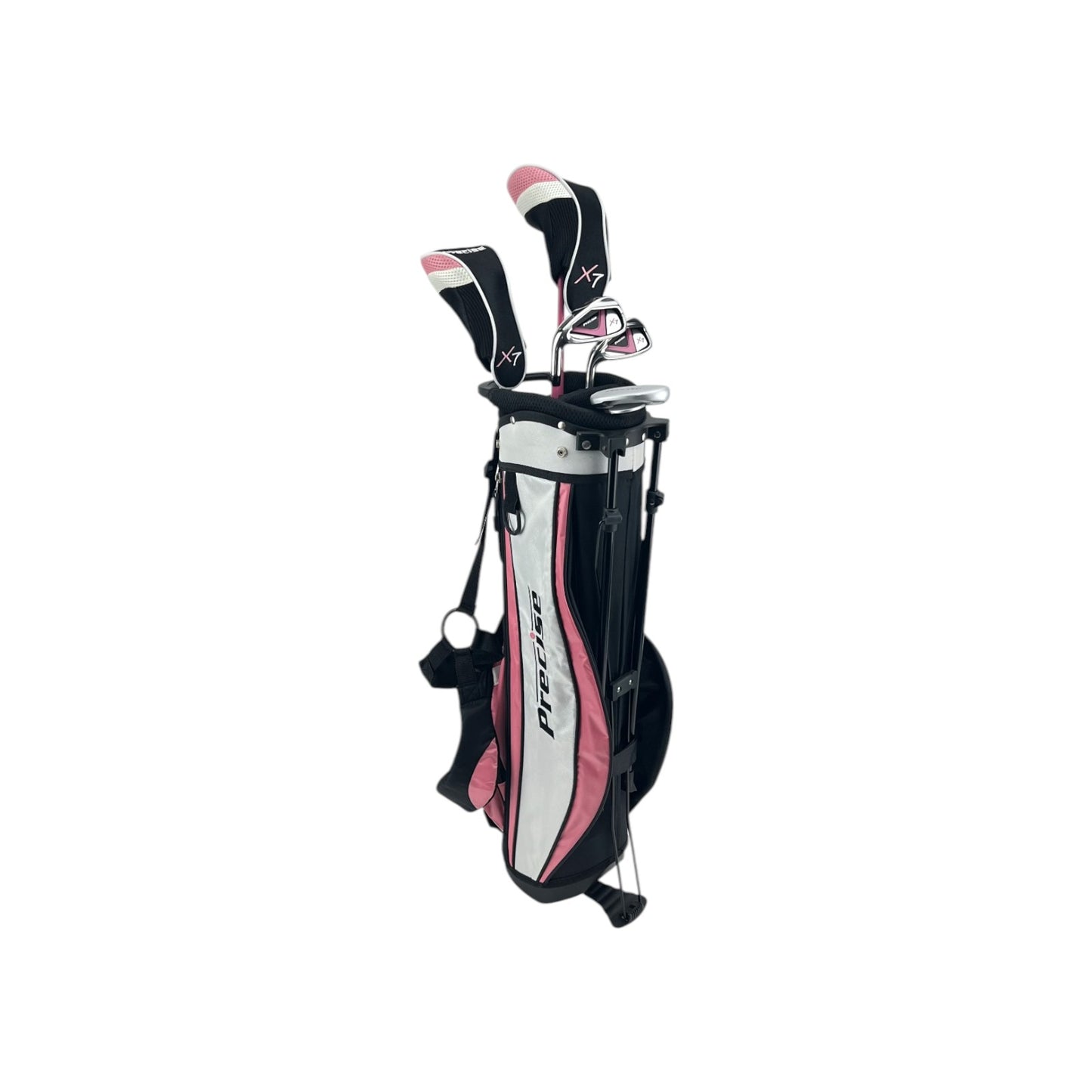 Precise X7 Set 5 Golfschläger Kinder 6 -8 Jahre LH pink Golf Driver Putter | Neu