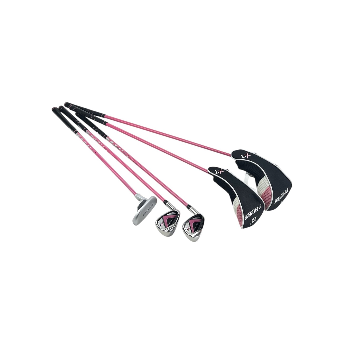 Precise X7 Set 5 Golfschläger Kinder 6 -8 Jahre LH pink Golf Driver Putter | Neu