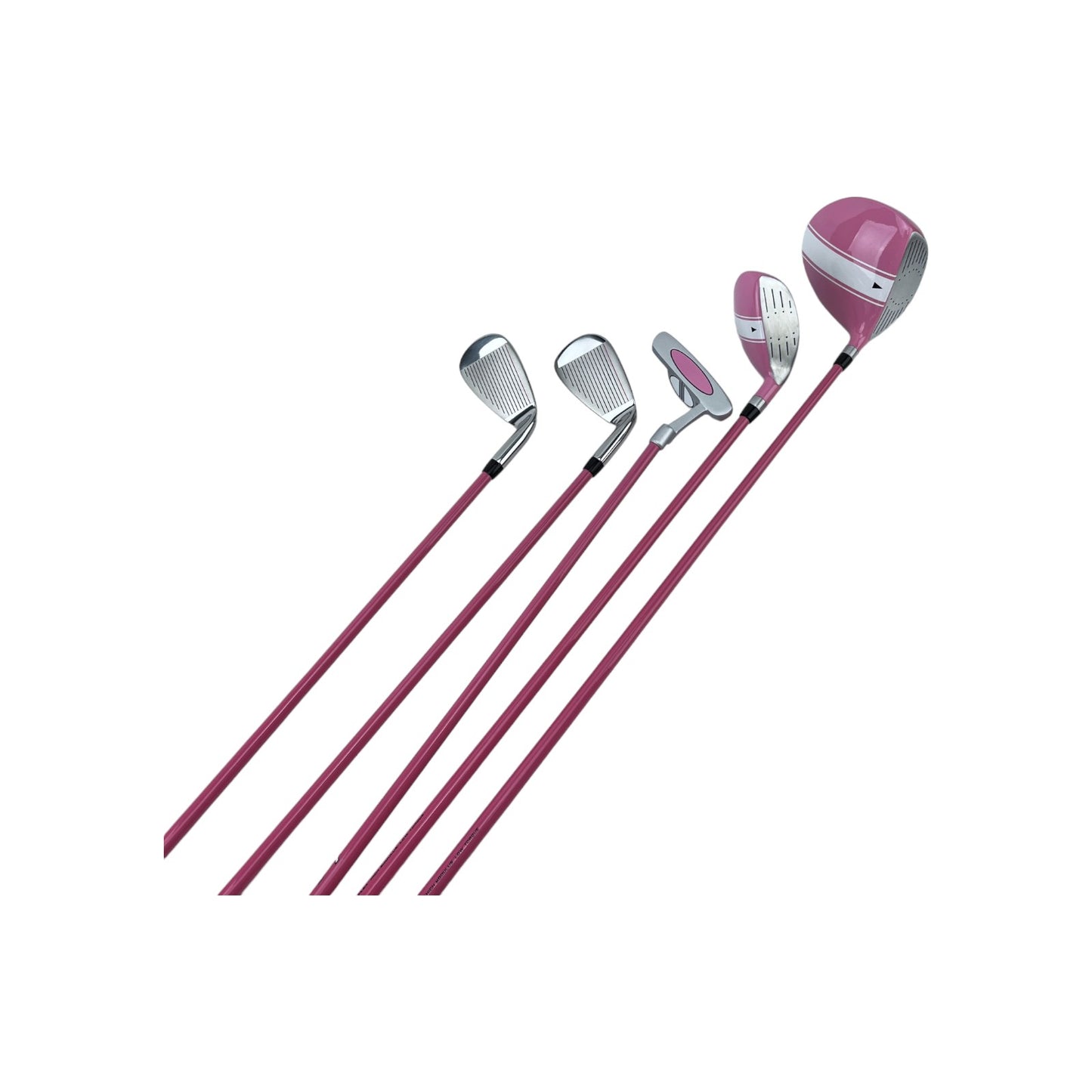 Precise X7 Set 5 Golfschläger Kinder 9 - 12 Jahre LH pink Golf Driver Putter | Neu