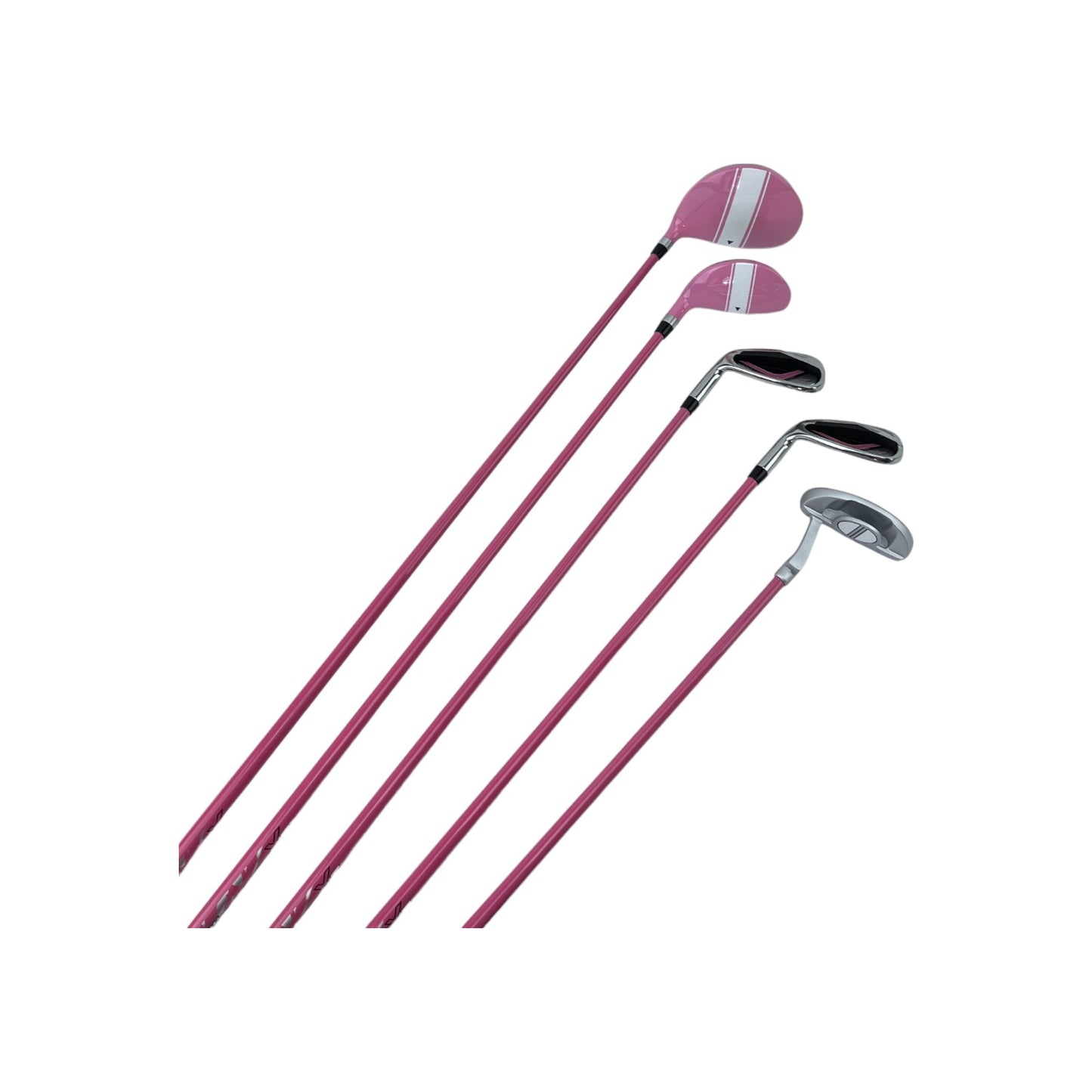 Precise X7 Set 5 Golfschläger Kinder 9 - 12 Jahre LH pink Golf Driver Putter | Neu