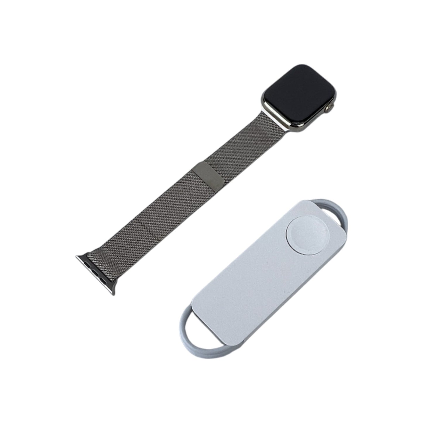 Apple Watch 8 Cellular Edelstahl Gold 45 mm Milanaise Gold | Retourware