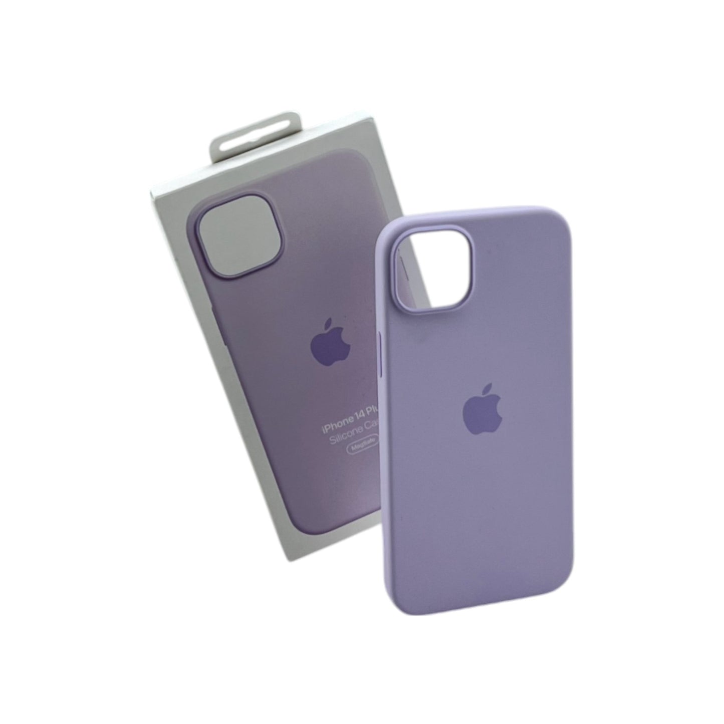 Apple iPhone 14 Plus Silikon Case MagSafe Snap-on Mikrofaser Silikon Flieder | Neu