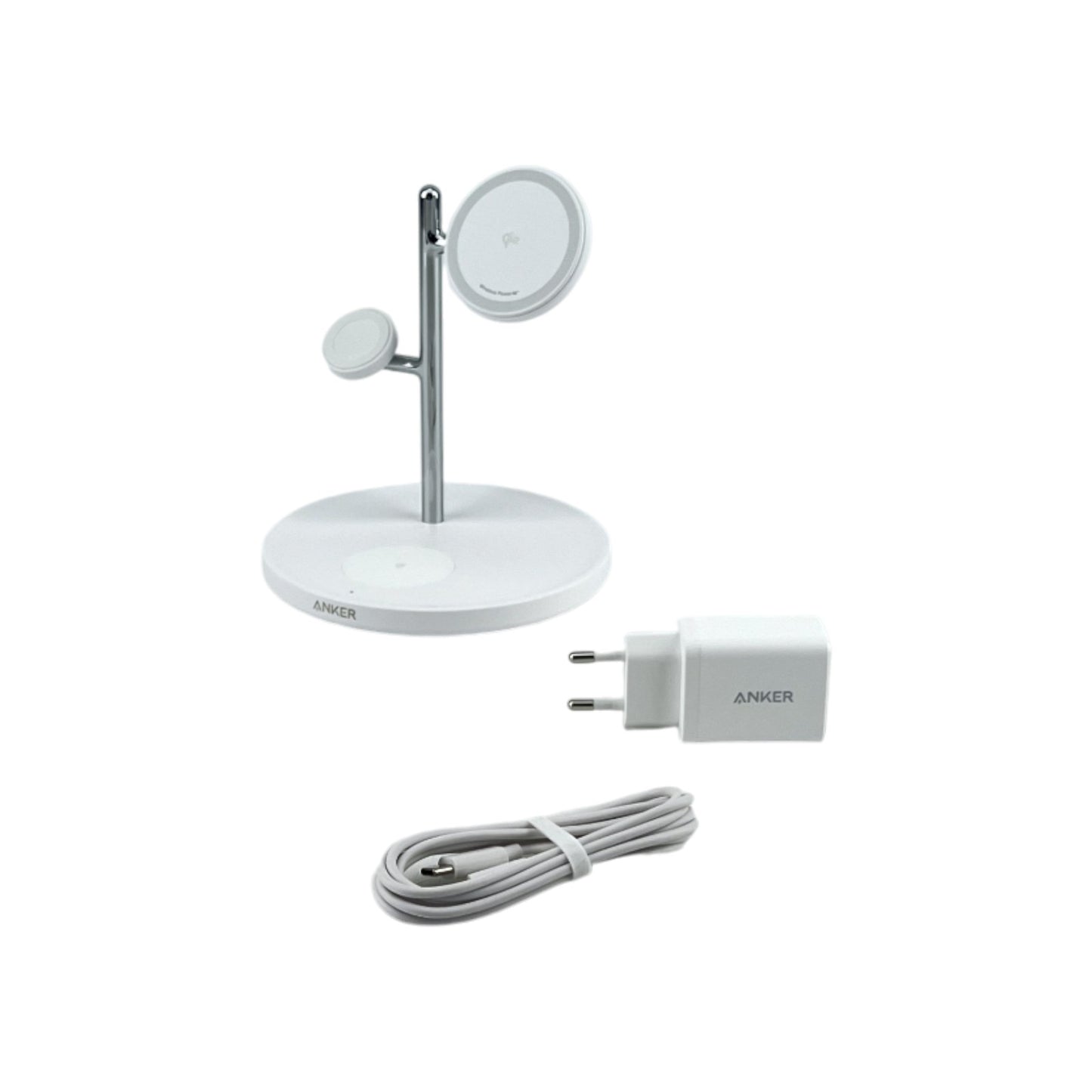 Anker MagGo 3-in-1 Kabellose Ladestation 15W Ladeständer MagSafe Qi2 Zertifikat | Neu