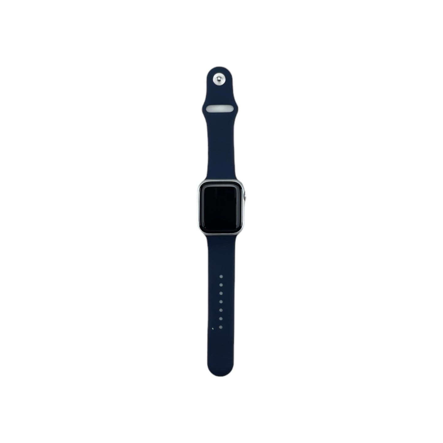 Apple Watch 9 GPS Aluminium Silber 45 mm Sportarmband Sturmblau | Retourware