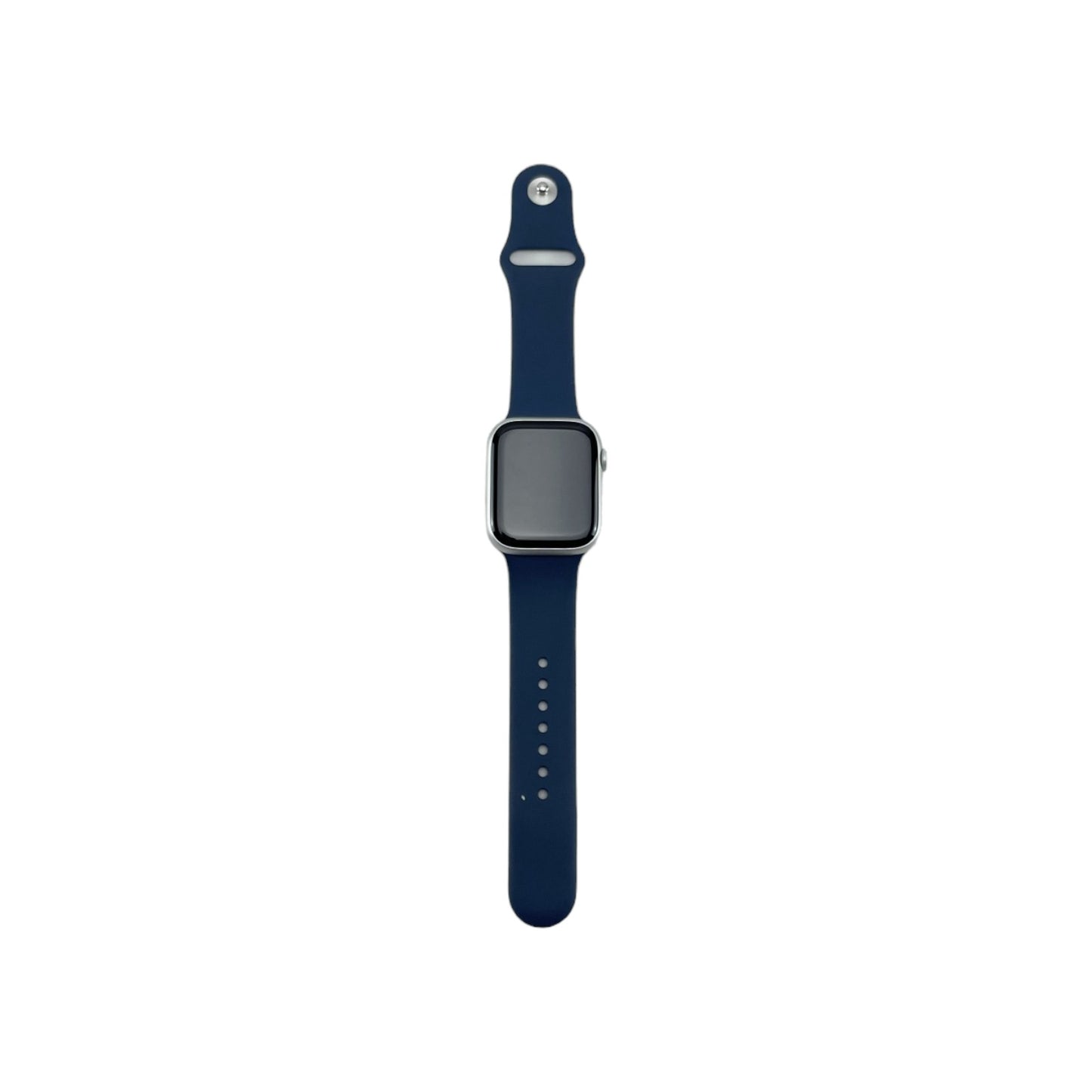 Apple Watch 9 GPS Aluminium Silber 45 mm Sportarmband Sturmblau | Retourware