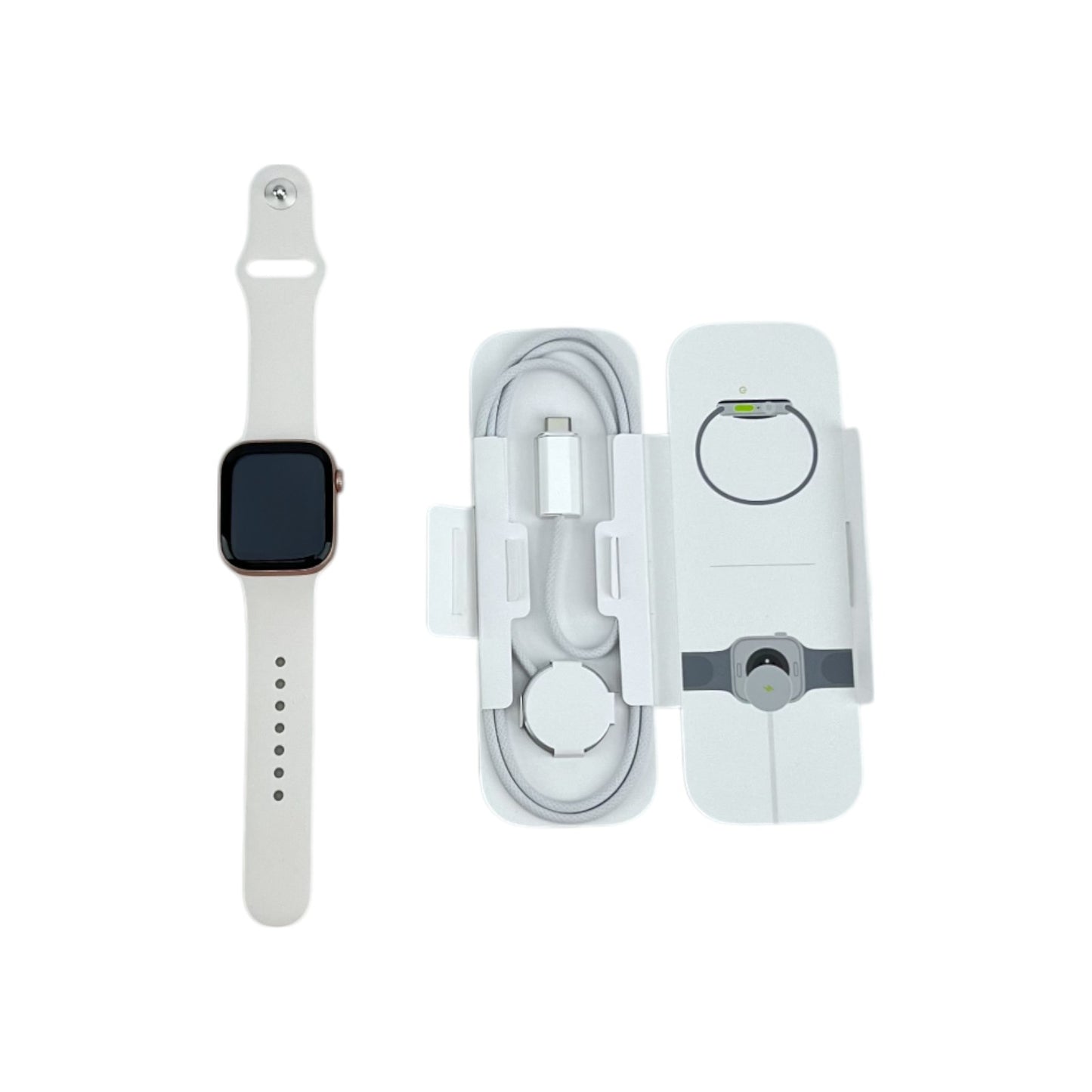 Apple Watch 10 GPS Aluminium Rosegold 42 mm Sportarmband Blassrosa S/M | Retourware