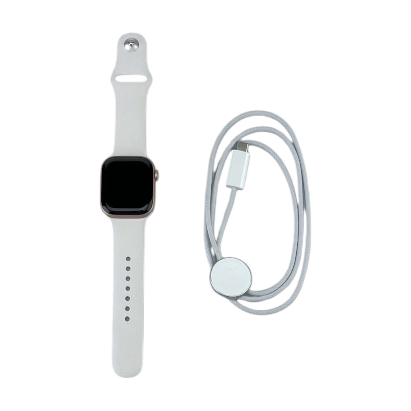 Apple Watch 10 GPS Aluminium Rosegold 42 mm Sportarmband Blassrosa | Retourware