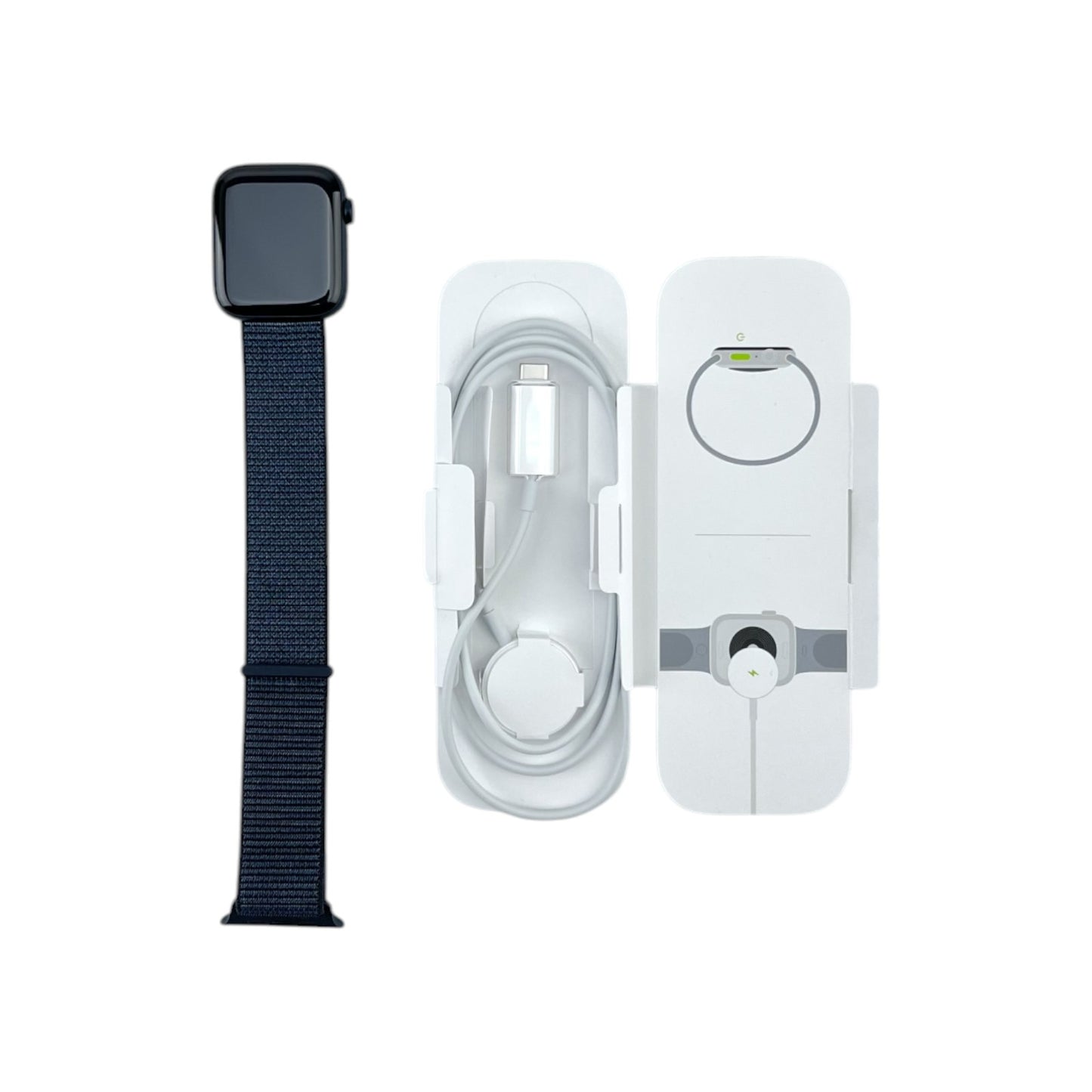 Apple Watch SE 2 GPS Aluminium Mitternacht 44 mm Sport Loop Tinte | Retourware