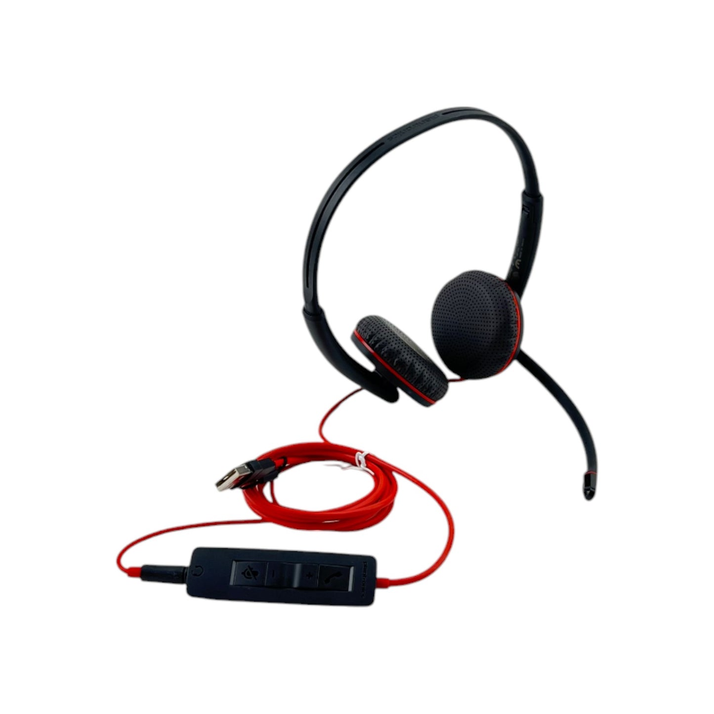 Poly Blackwire 3225 Schnurgebundenes Headset Noise Cancelling NC Mikrofon USB | Neu
