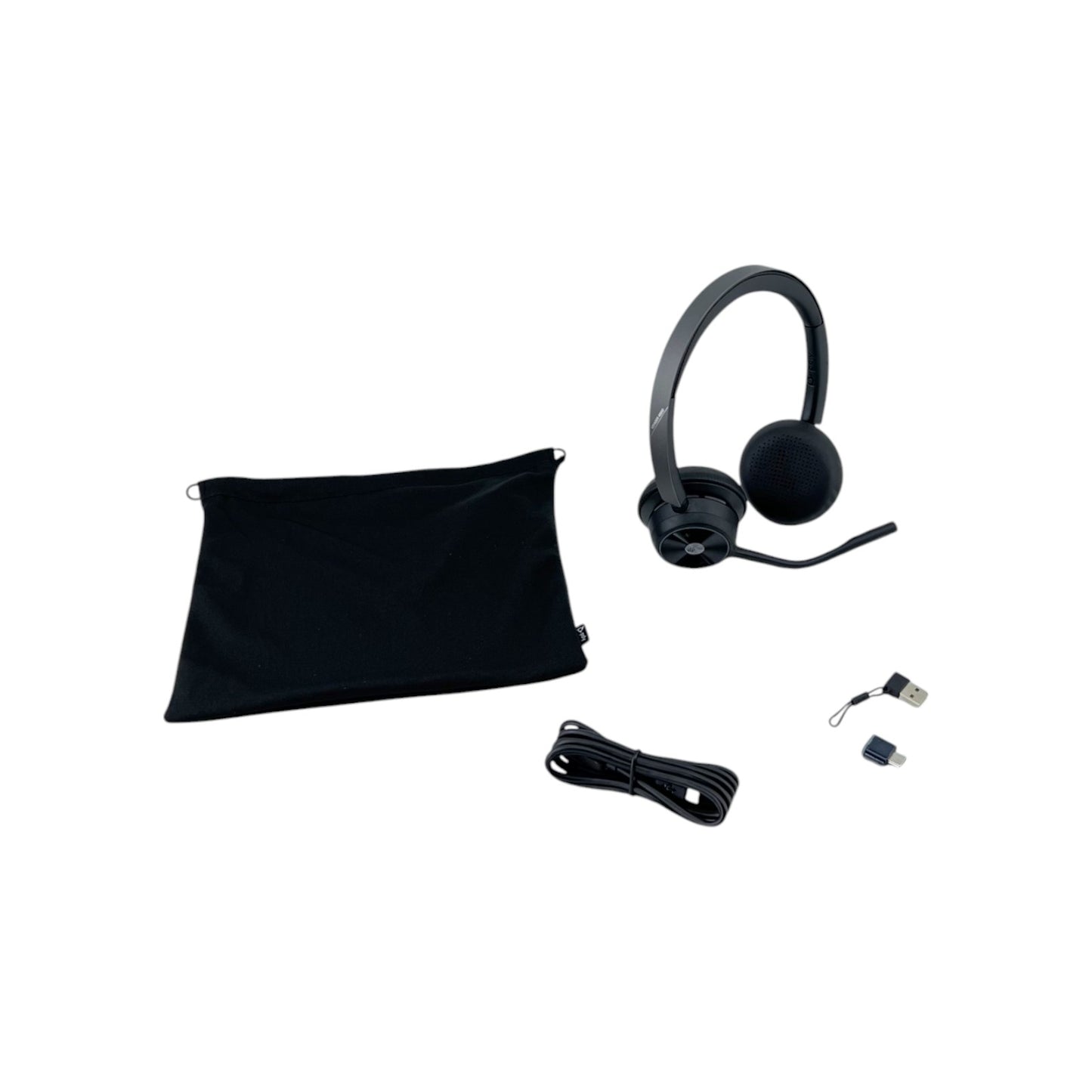 Poly Voyager 4320 UC Stereo Headset schnurlos On Ear Noise Cancelling Bluetooth | Neu