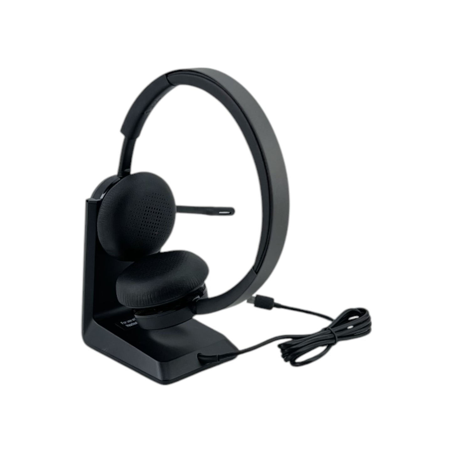 Poly Voyager Schnurloses 4320UC Headset Ladestation Bluetooth Over Ear Kopfhörer | Neu
