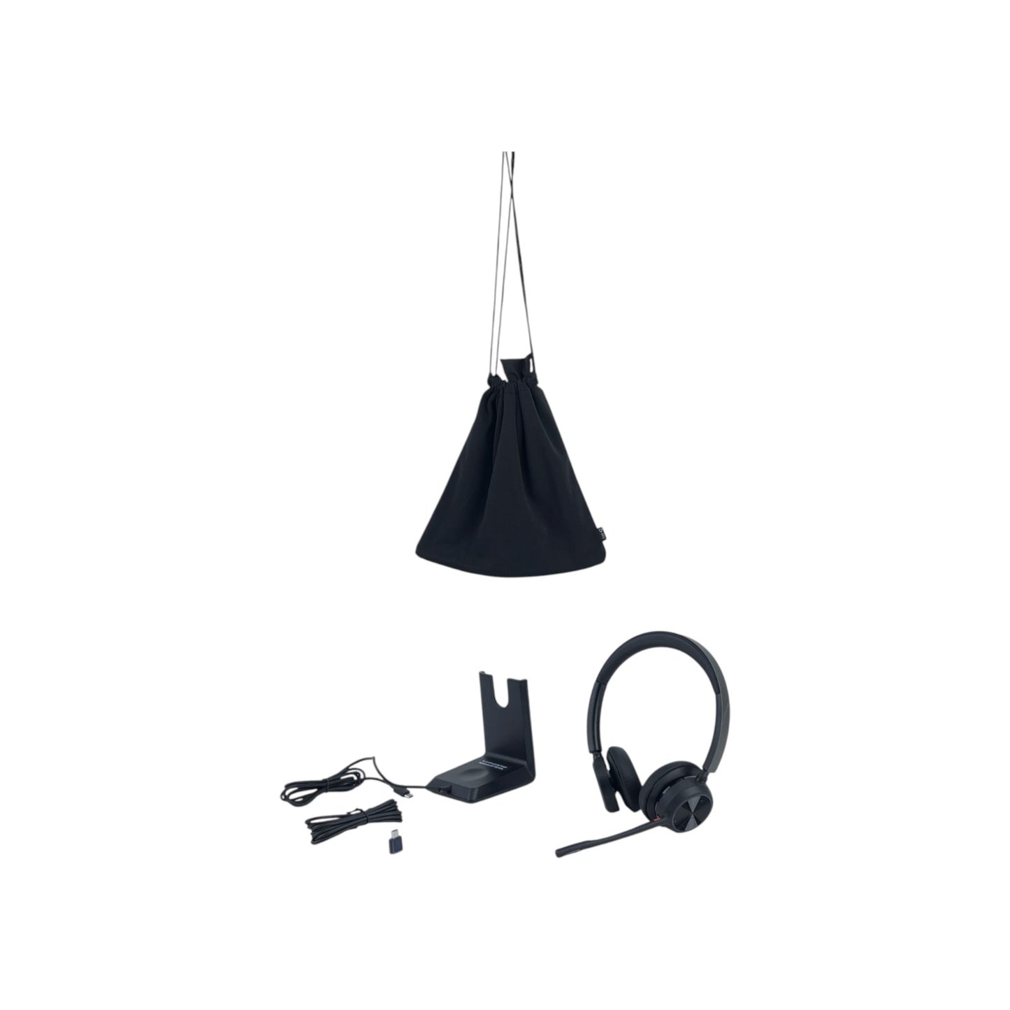 Poly Voyager 4320 UC Headset Bluetooth USB Ladestation On-Ear Kopfbügel | Retourware