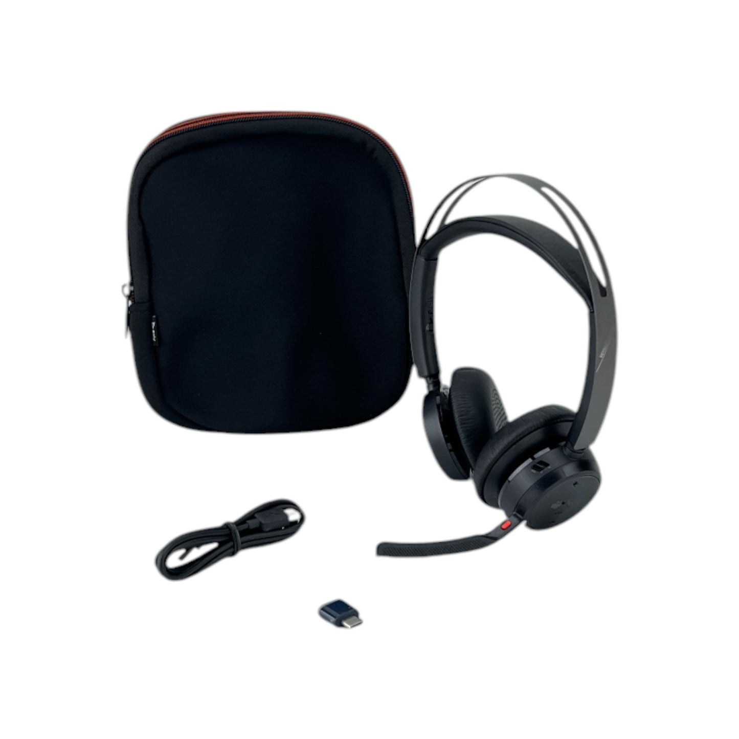 Poly Voyager Focus 2 On-Ear Headset Bluetooth Active Noise Cancelling Kopfbügel | Neu