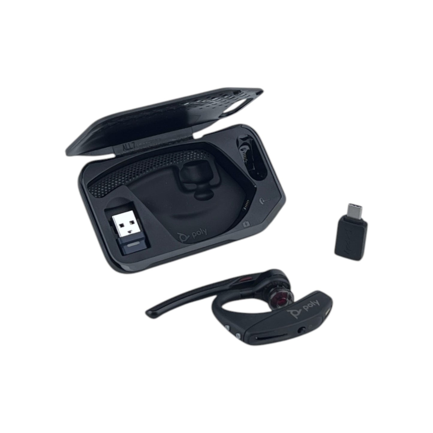 Plantronics Voyager 5200UC Wireless Headset InEar LadeCase Bluetooth Mikrofonarm | Retourware