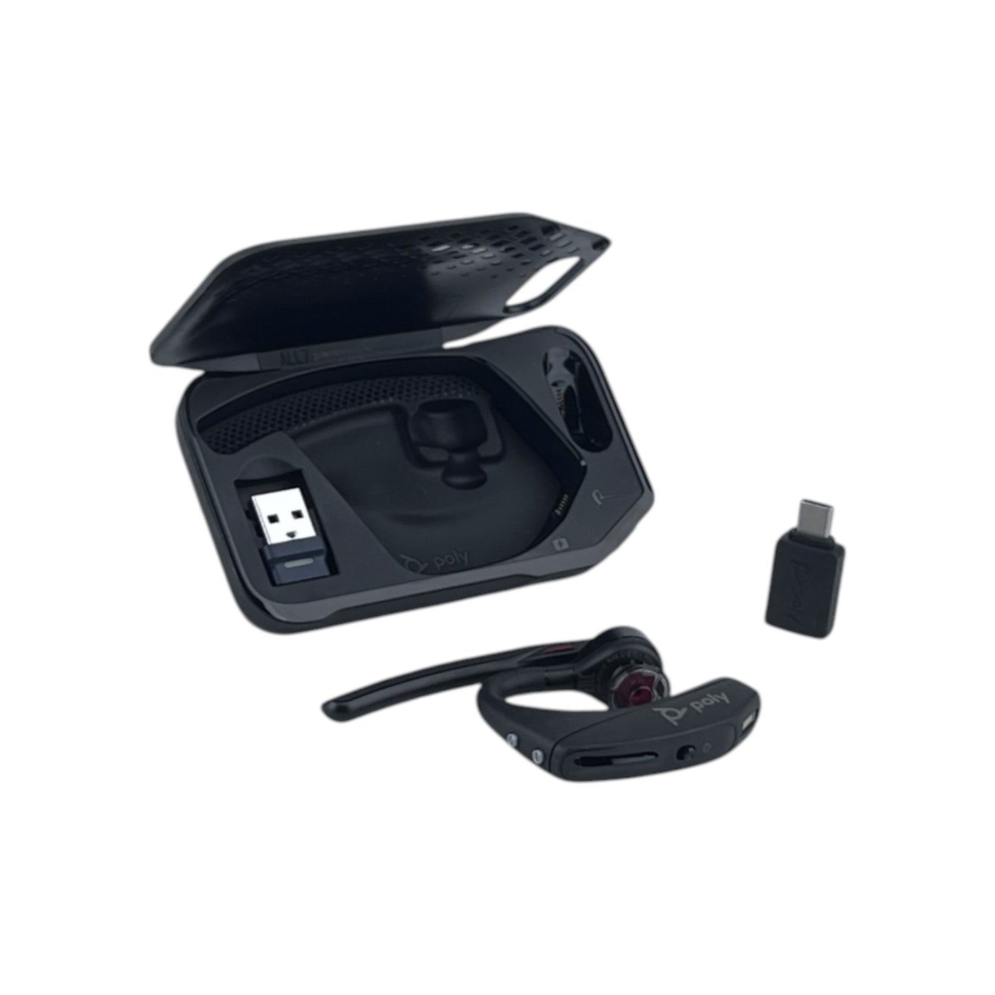 Plantronics Voyager 5200UC Wireless Headset InEar LadeCase Bluetooth Mikrofonarm | Retourware