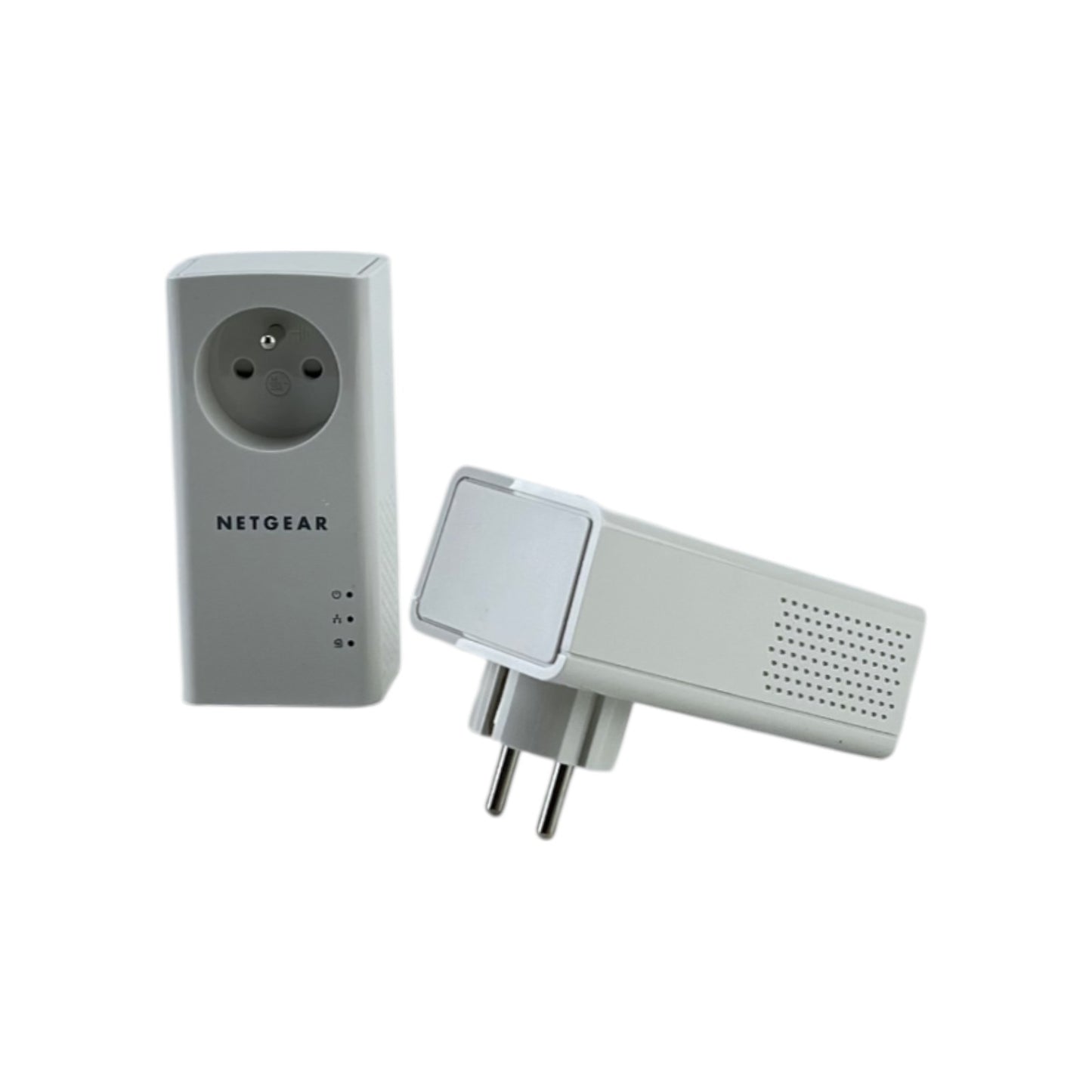 Netgear PLP1000 PowerLINE 2er Set LAN Adapter 1000 MBit/s französischer Stecker | Neu