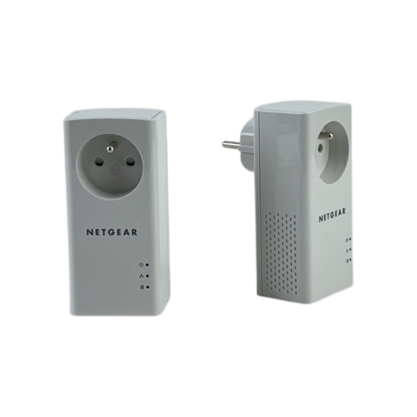Netgear PLP1000 PowerLINE 2er Set LAN Adapter 1000 MBit/s französischer Stecker | Neu