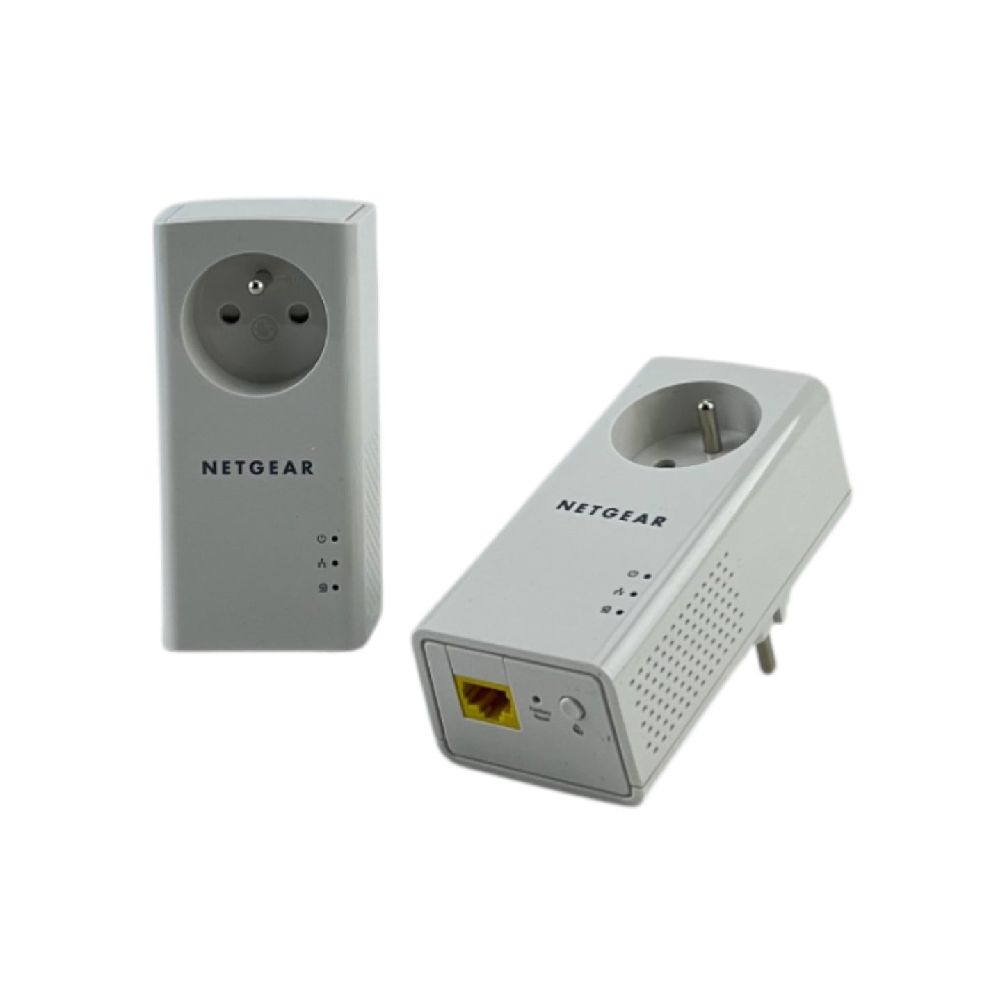 Netgear PLP1000 PowerLINE 2er Set LAN Adapter 1000 MBit/s französischer Stecker | Neu
