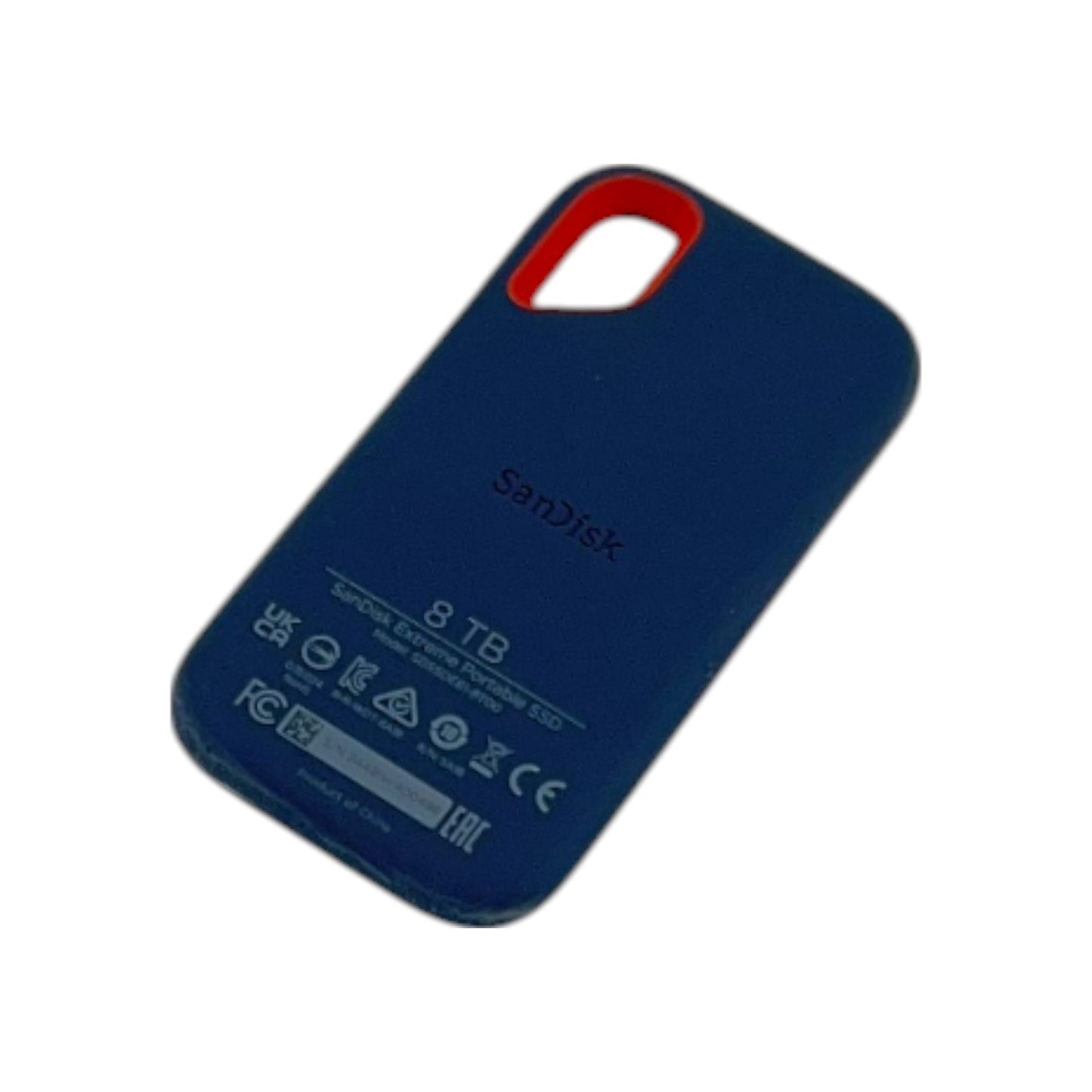 SanDisk Extreme Portable SSD 8 TB tragbare NVMe SSD USB-C 1.050 MB/s Schwarz | Retourware