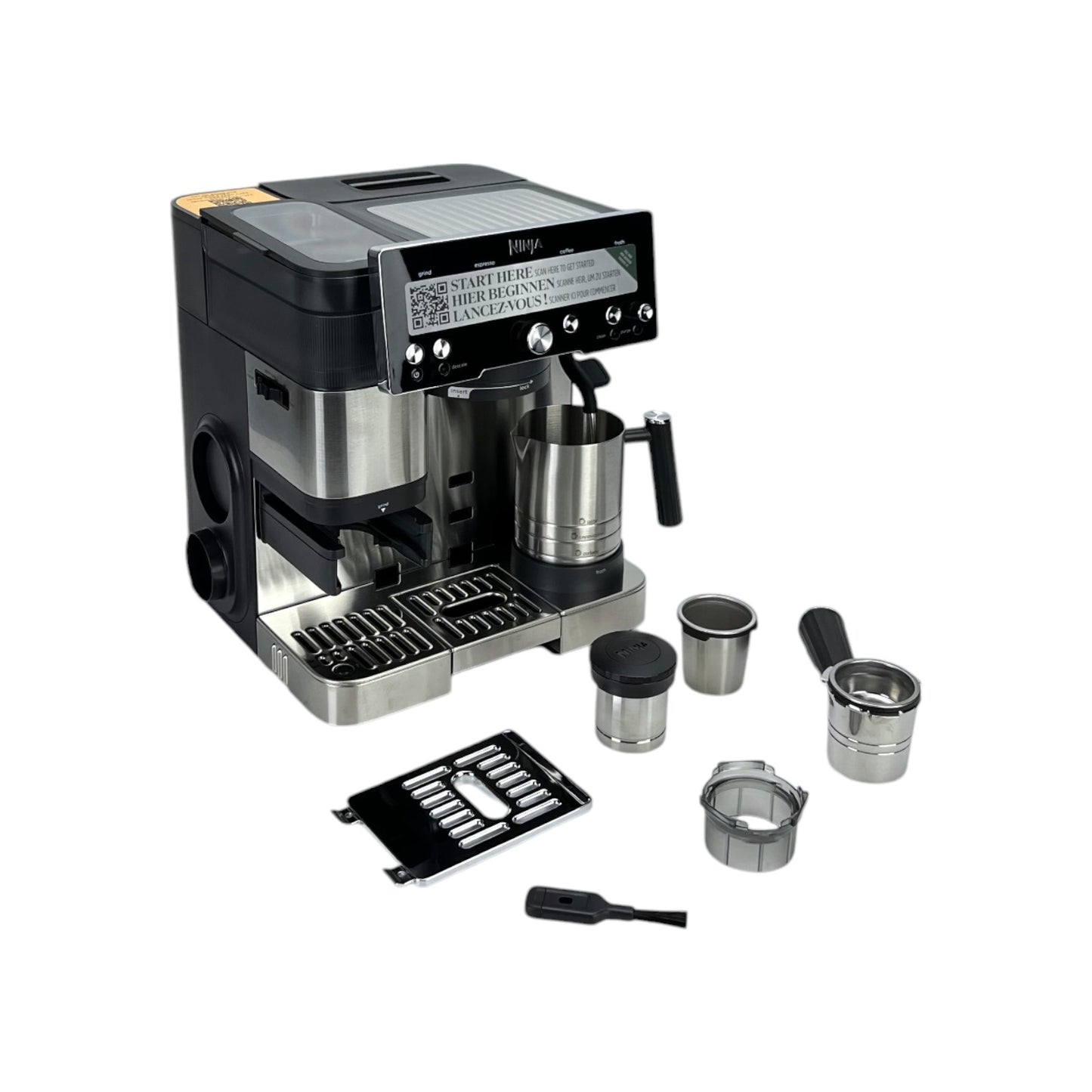 Ninja Luxe Café Essential Siebträgermaschine Kaffemaschine 11bar 1650W 2 Liter | Retourware