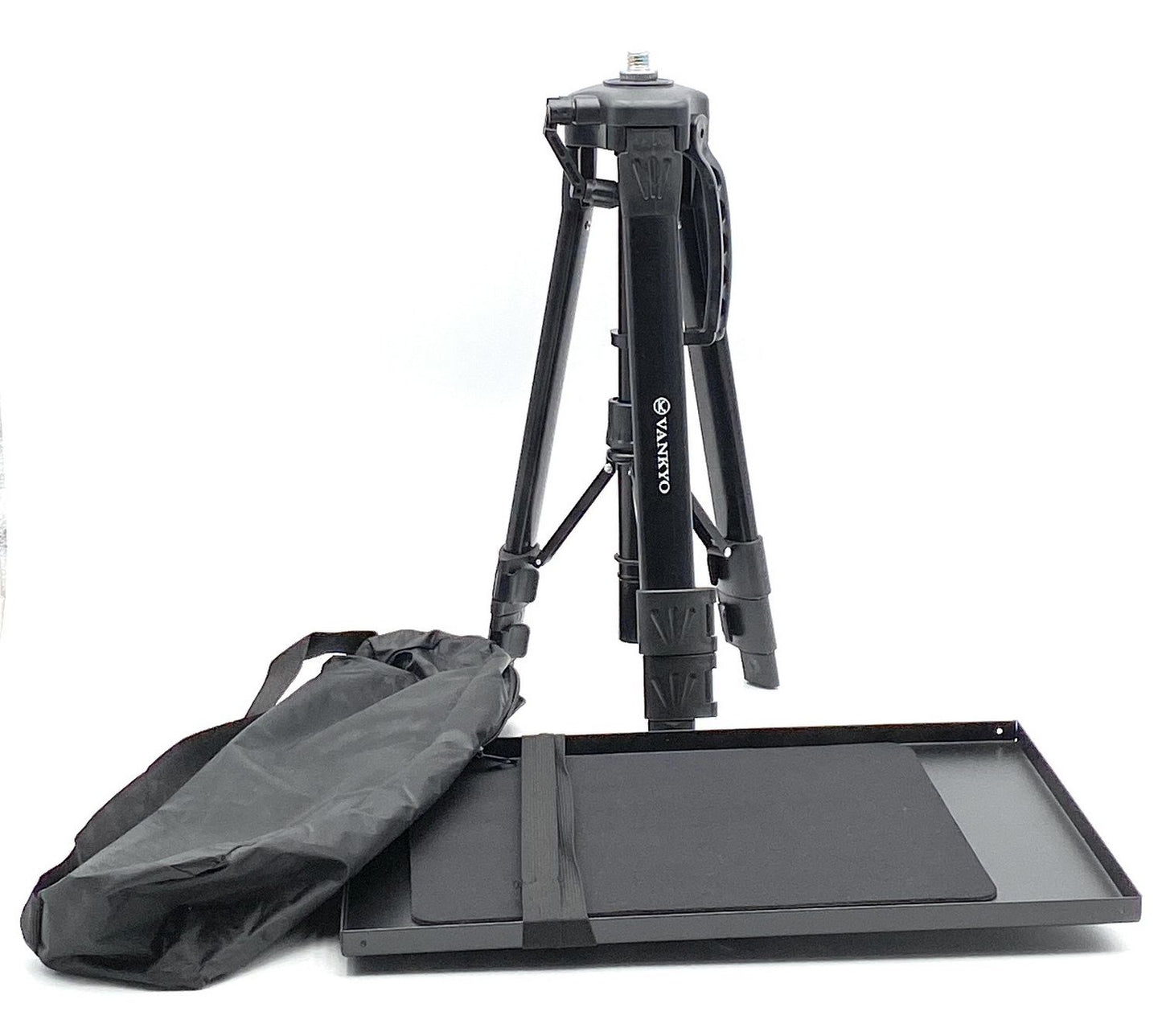 VanKYO Dreibeinstativ aus Aluminium klappbar verstellbar für Projektor Laptop | Neu