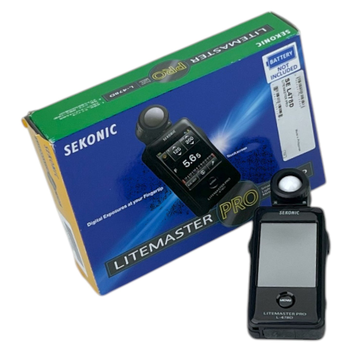 Sekonic L-478D LiteMaster Pro Belichtungsmesser Touch-Screen (ohne Funkmodul) | Retourware