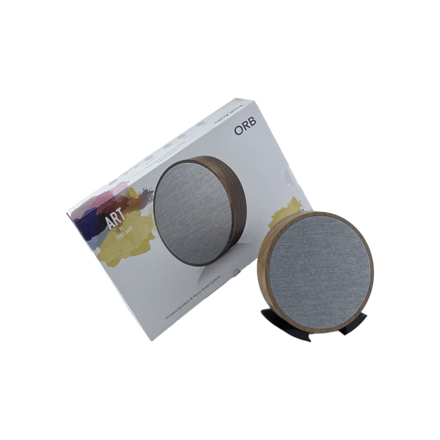 Tivoli Art Line ORB Lautsprecher tragbare Reise WLAN Bluetooth Musik Box Walnuss | Retourware