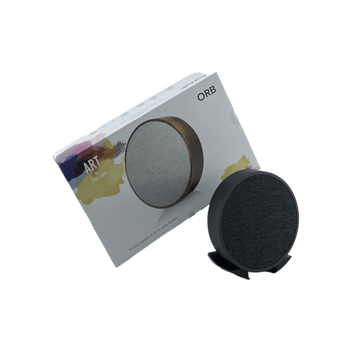 Tivoli Art Line ORB Lautsprecher tragbare Reise WLAN Bluetooth Musik Box Schwarz | Retourware