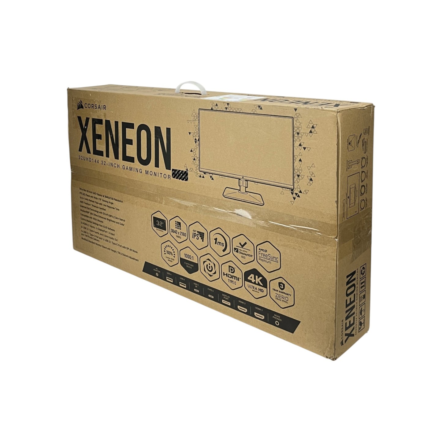 Corsair XENEON 32UHD144-A Gaming Monitor 32 Zoll (81.3 cm) 4K 144Hz 1ms HDMI DP | Retourware