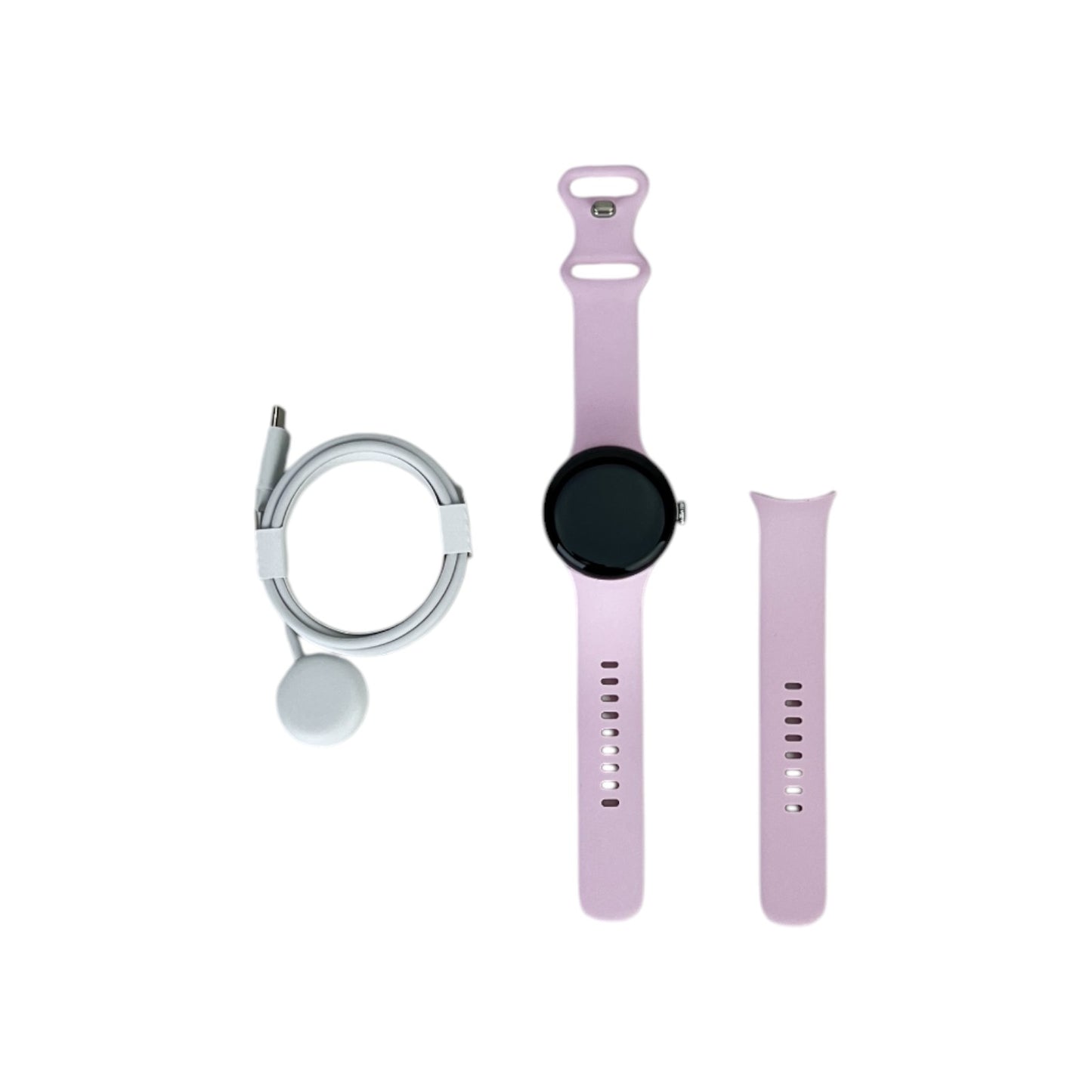 Google Pixel Watch 3 Smartwatch 41 mm WiFi Bluetooth NFC UWB Silver Rose | Retourware