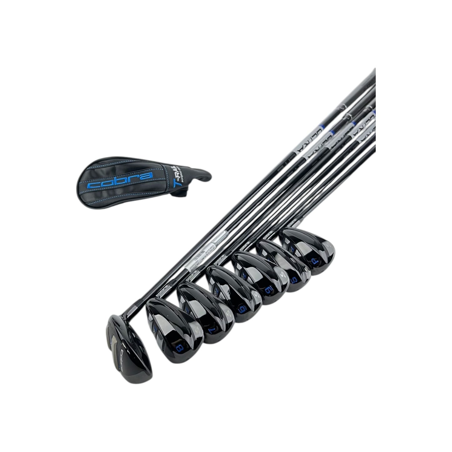 Cobra Golf Rail Iron 2020 T-Schiene Eisen Combo Set RH Graphit Steifflex 4H 5-GW | Neu