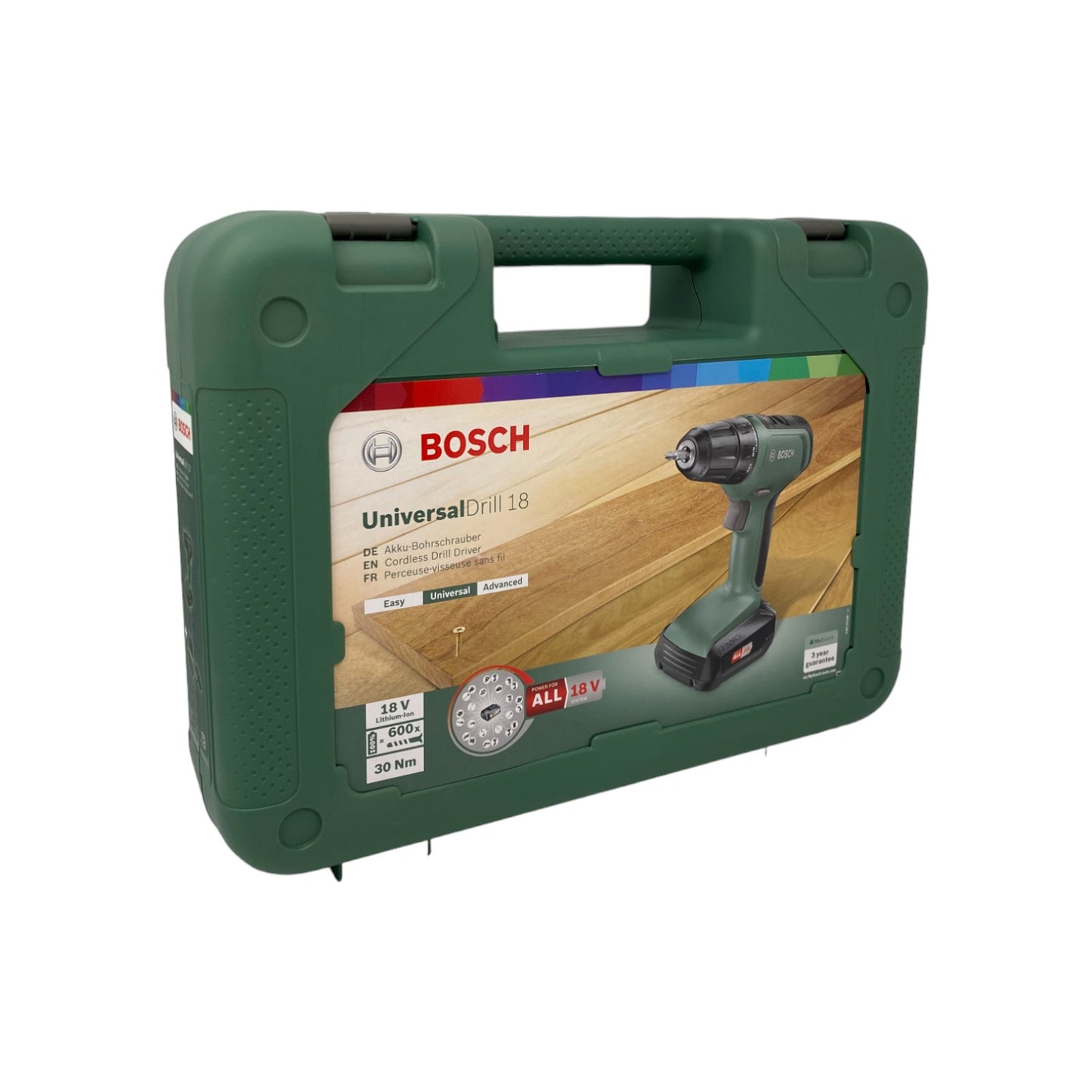 Bosch Home and Garden UniversalDrill 18 Akkuschrauber 18V 1,5 Ah inkl. Koffer | Retourware