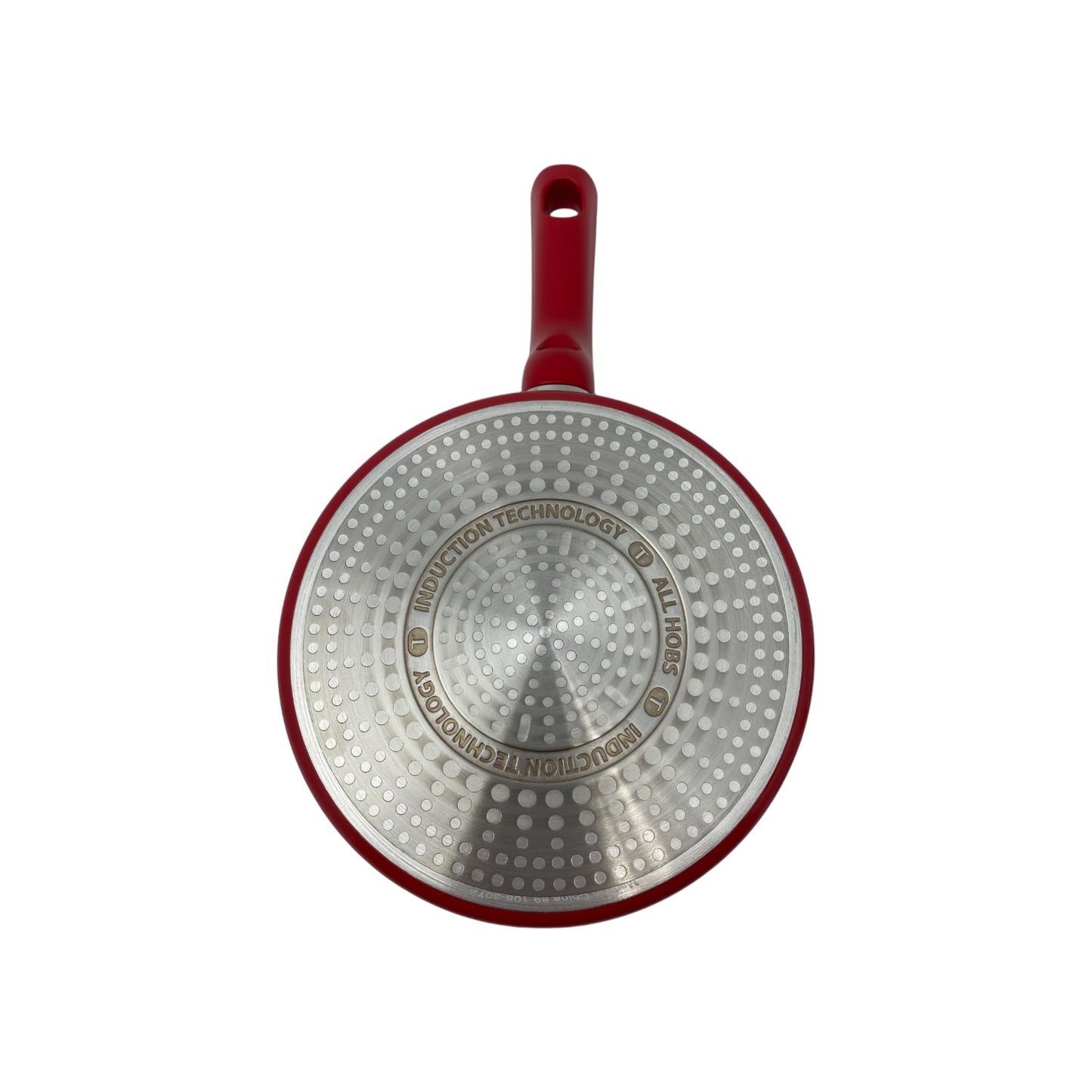 Tefal G80622 Chefclub Stielkasserolle 16 cm + Glasdeckel Titanium Antihaft Rot | Neu