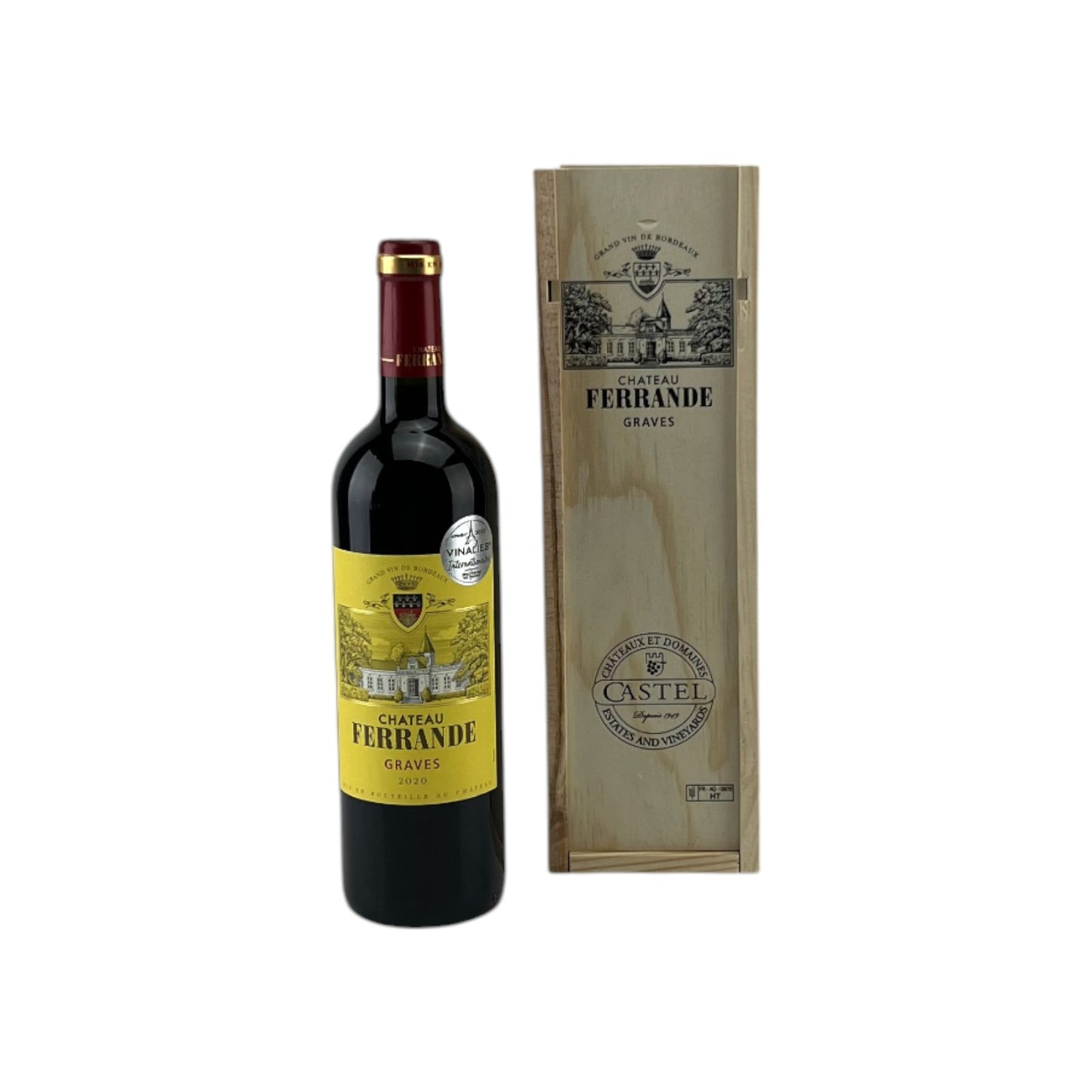 Château Ferrande AOP Graves Rotwein 0,75l Alkohol 13,5 vol. | Neu