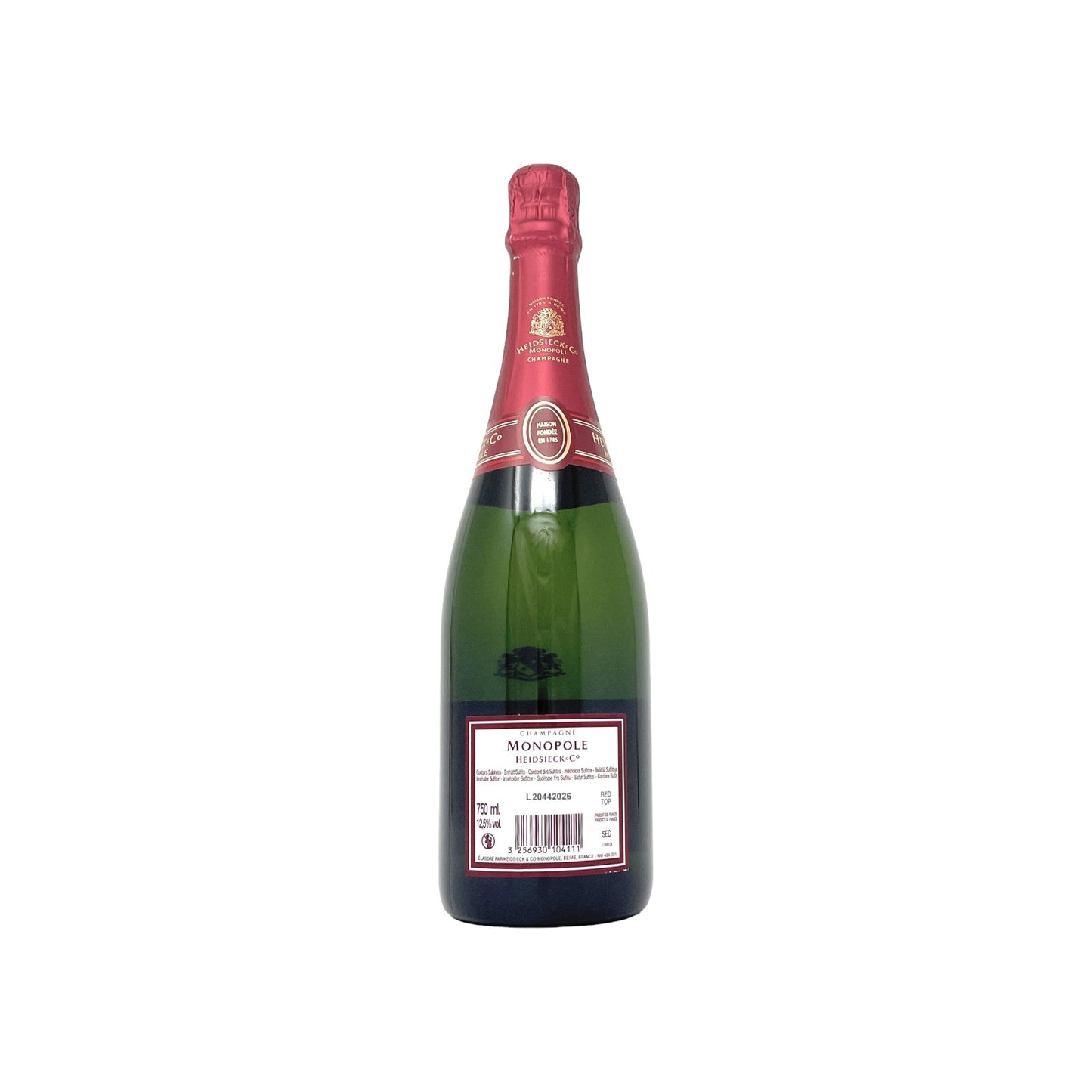 Heidsieck & Co. Monopole Red Top Champagner 1x 0,75 l Alkohol 12% vol. | Neu
