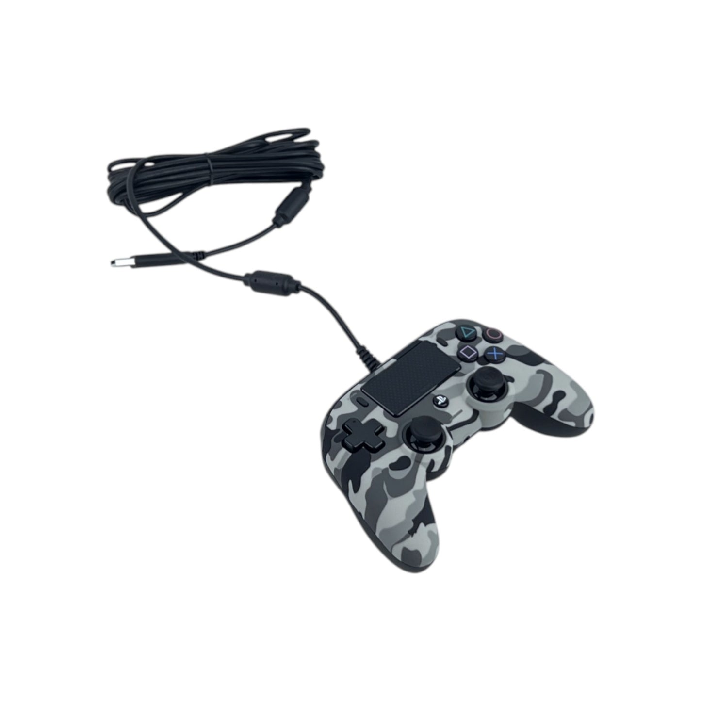 Nacon Wired PS4 Compact Controller 3m Kabel Playstation 4 PC Camouflage Grey | Retourware