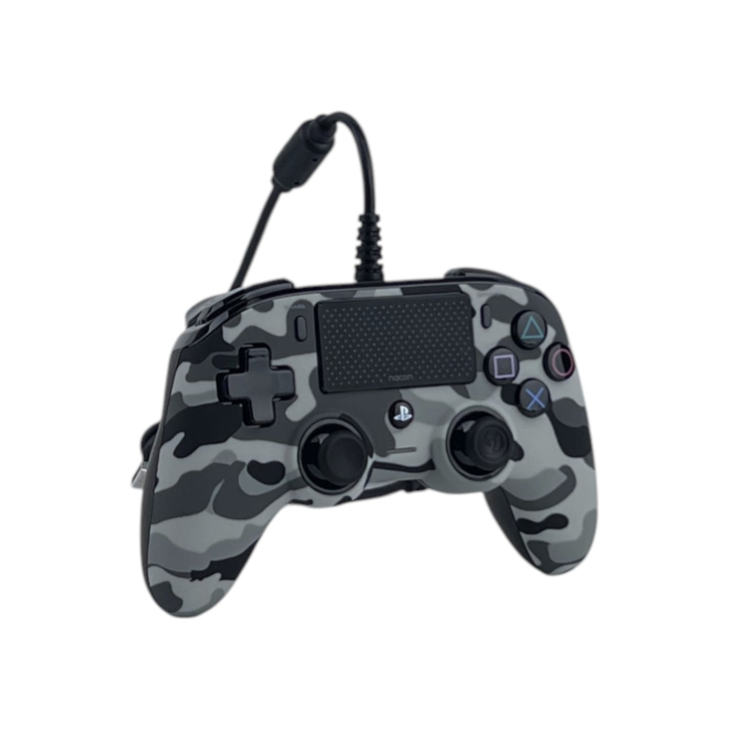 Nacon Wired PS4 Compact Controller 3m Kabel Playstation 4 PC Camouflage Grey | Retourware