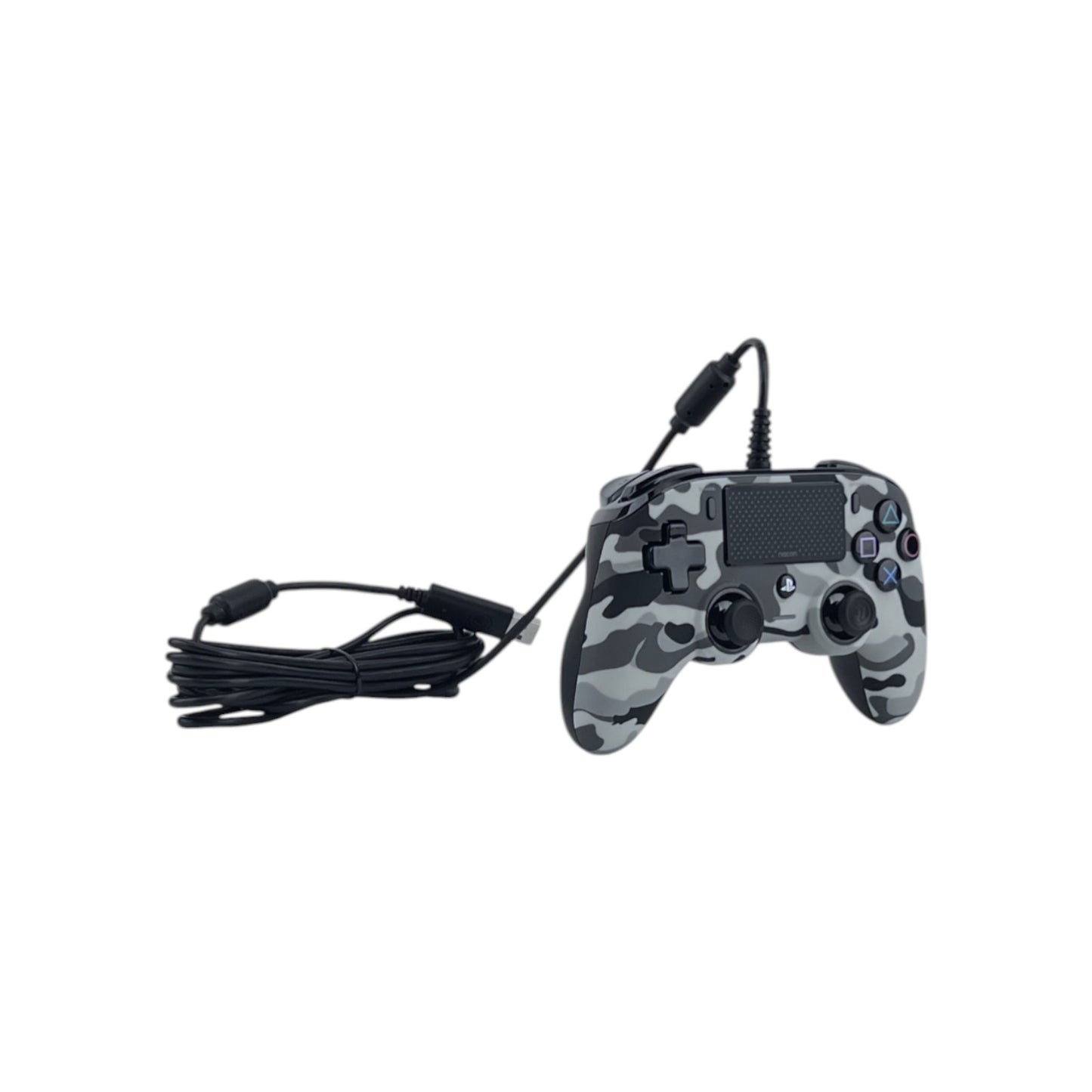 Nacon Wired PS4 Compact Controller 3m Kabel Playstation 4 PC Camouflage Grey | Retourware