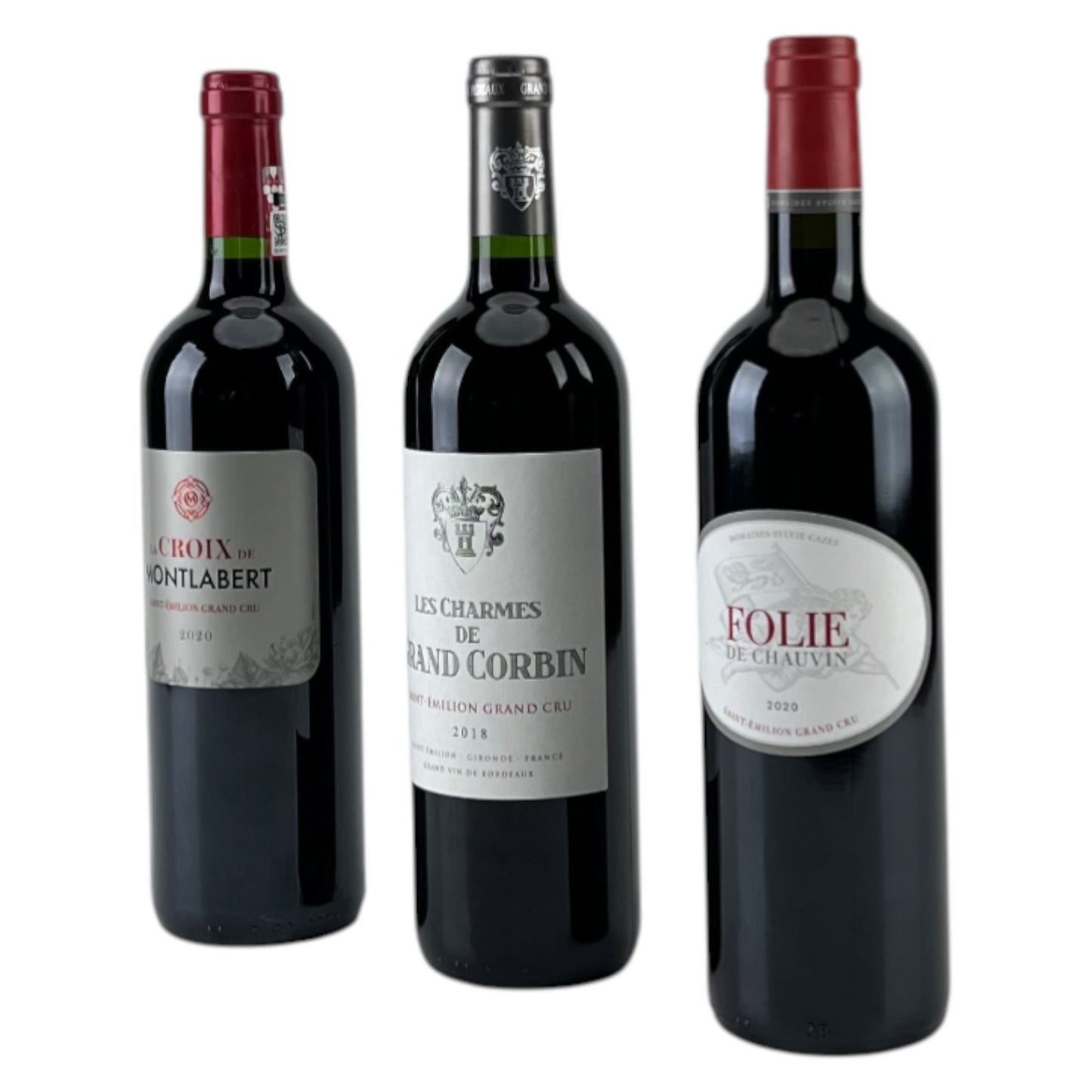 Rotwein Geschenkset Chateaux Castel Grands Crus 3x 0,75 l Flasche 13,5-14% Vol. | Neu