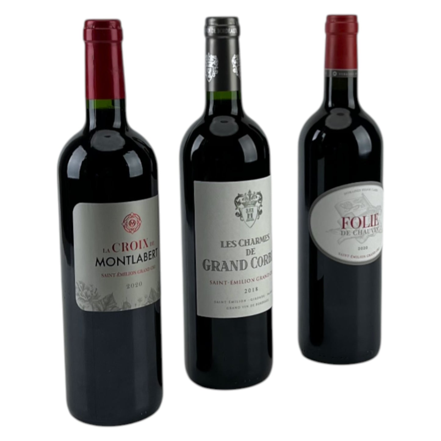 Rotwein Geschenkset Chateaux Castel Grands Crus 3x 0,75 l Flasche 13,5-14% Vol. | Neu
