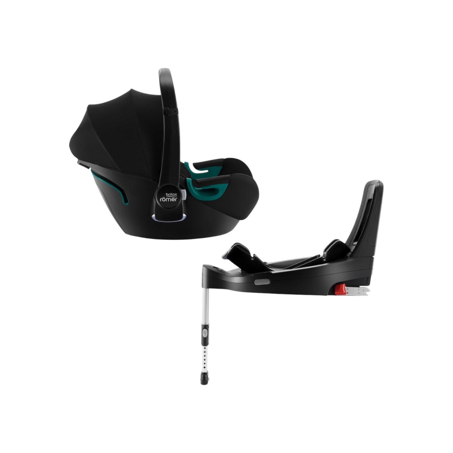 Britax Römer Baby Safe iSense + Flex Base 0-15 Monate 5 Punkt-Gurt Space Black | Neu