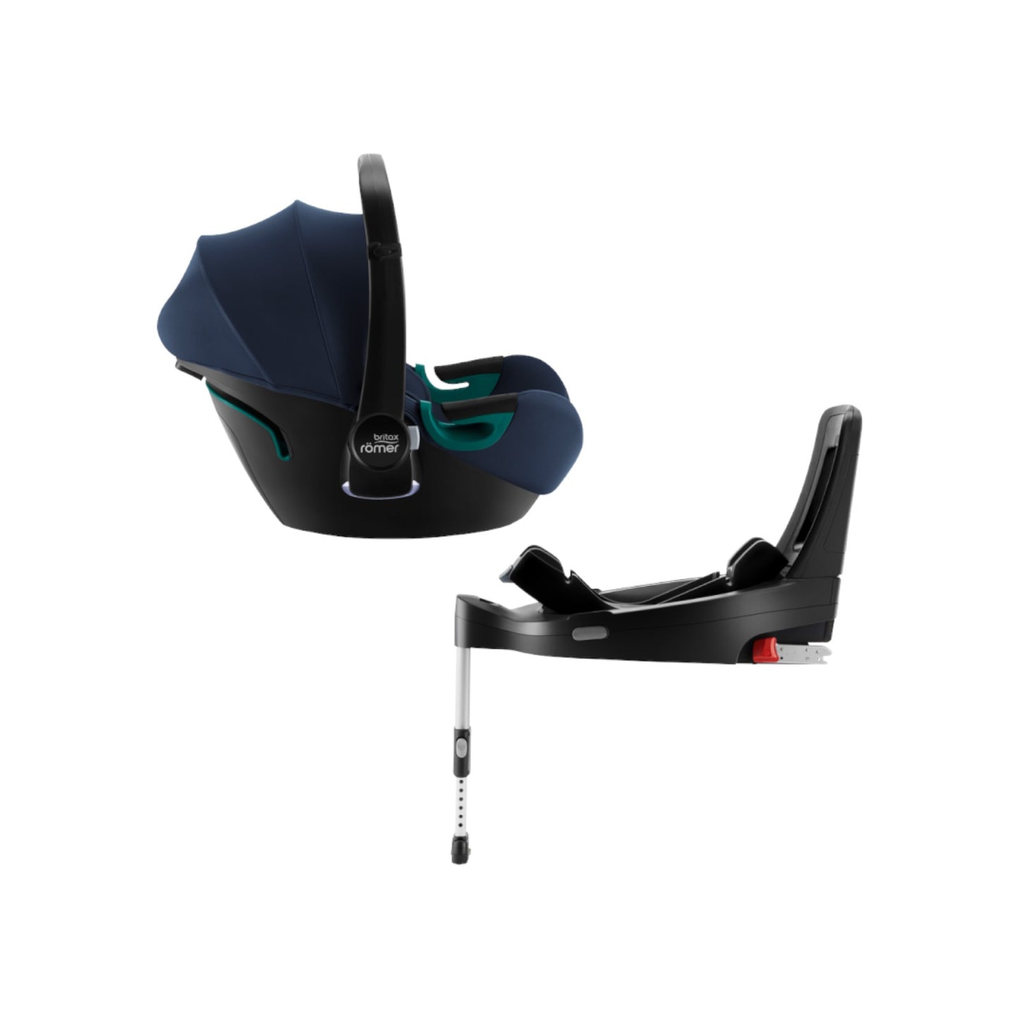 Britax Römer Baby Safe iSense + Flex Base 0-15 Monate 5 Punkt-Gurt Indigo Blue | Neu