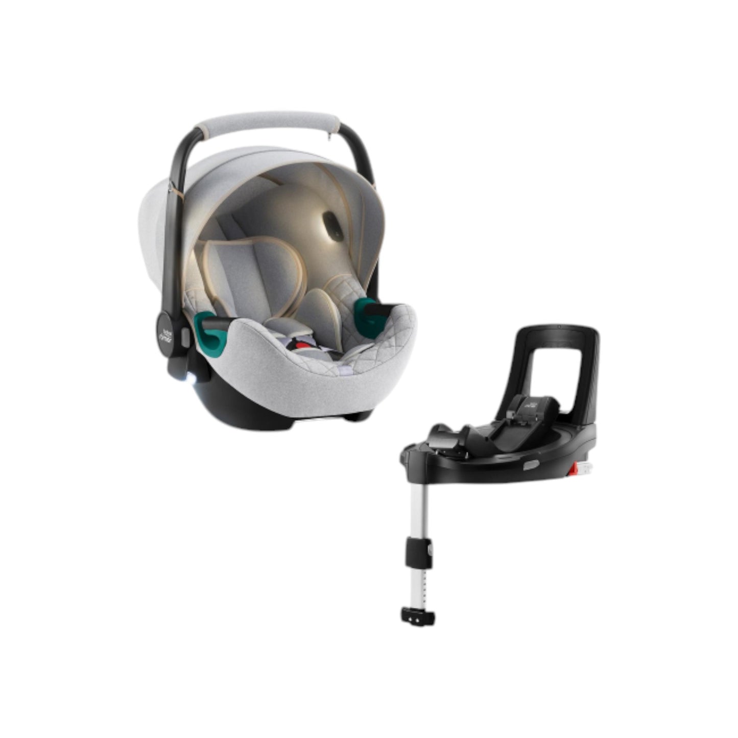 Britax Römer Baby Safe iSense Kindersitz + Flex Base 0-15 Monate 5 Punkt-Gurt | Neu