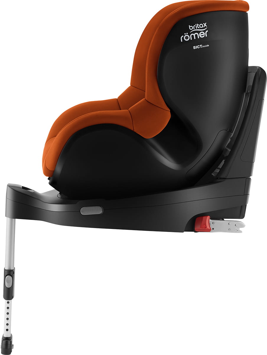 Britax Römer Dualfix 3 i-SIZE + Flex Base iSENSE 3Monate - 4Jahre Golden Cognac | Neu