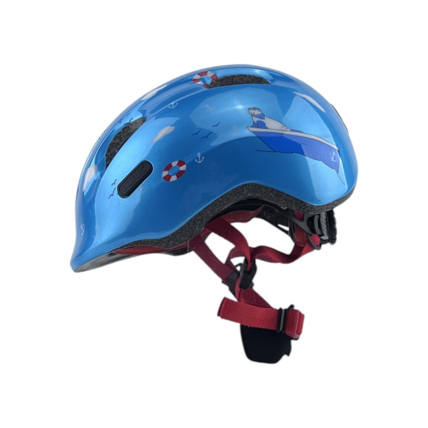 ABUS Smiley 2.0 Kinderhelm Fahrradhelm Größe M (50-55 cm) maritim Blau | Neu