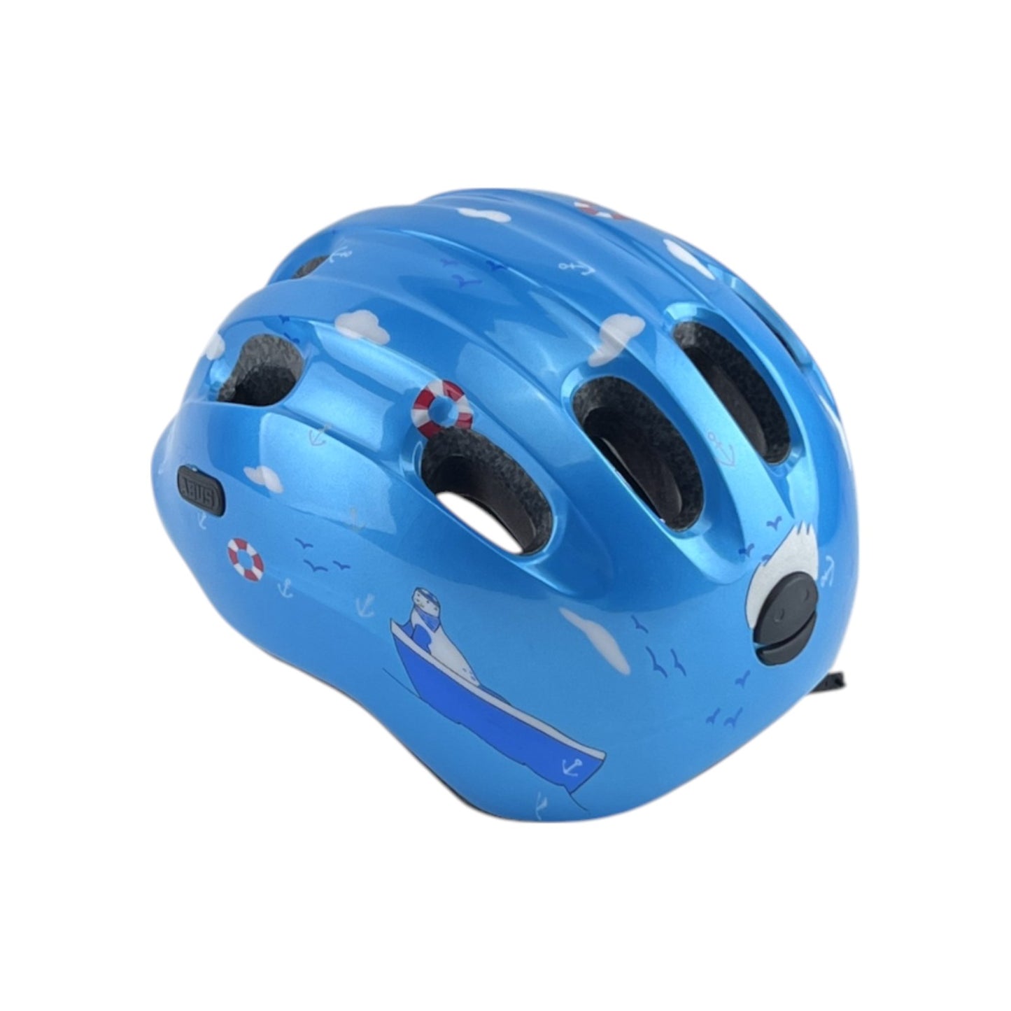 ABUS Smiley 2.0 Kinderhelm Fahrradhelm Größe M (50-55 cm) maritim Blau | Neu